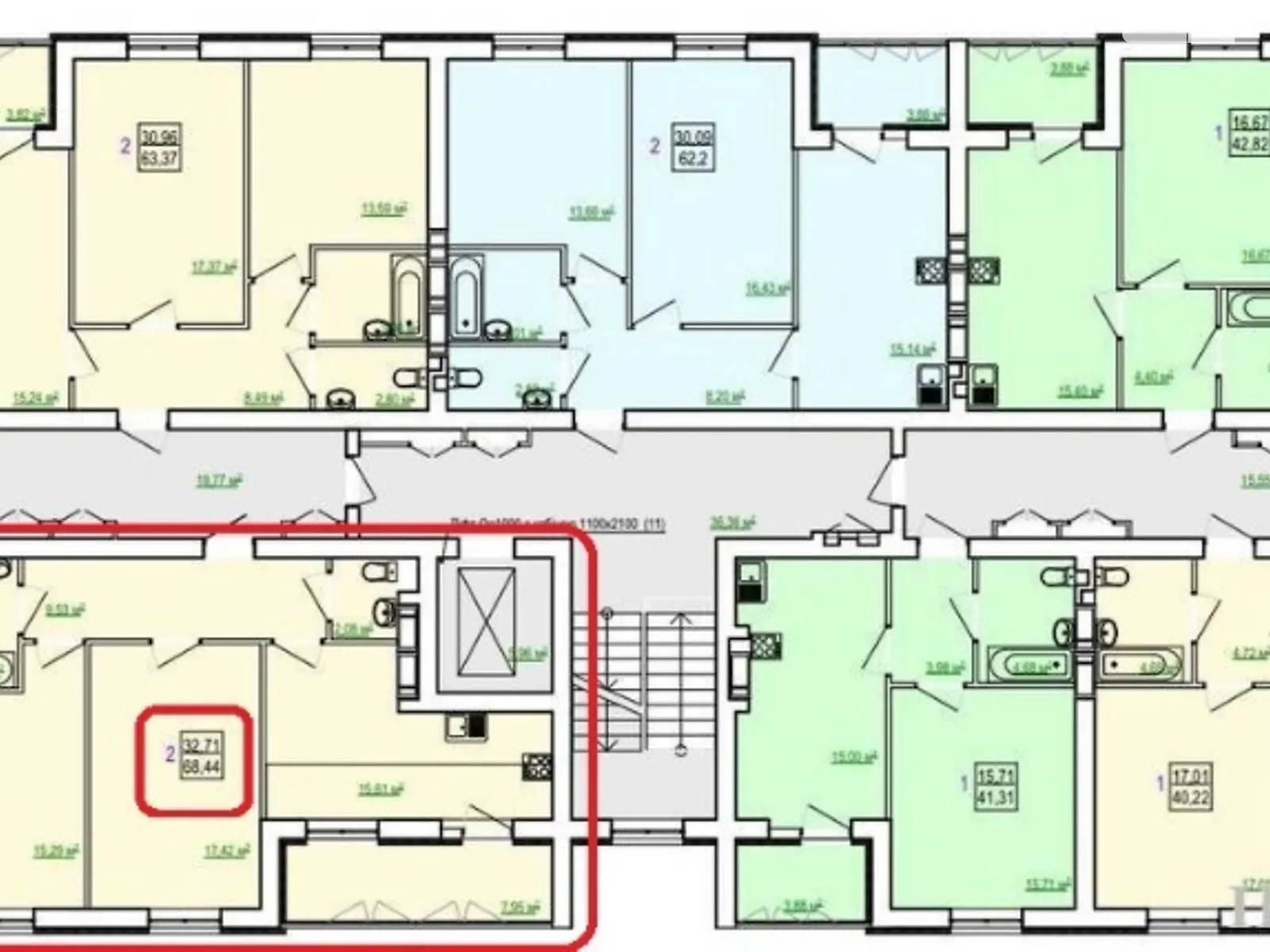 Продается 2-комнатная квартира 68 кв. м в Харькове - фото 3