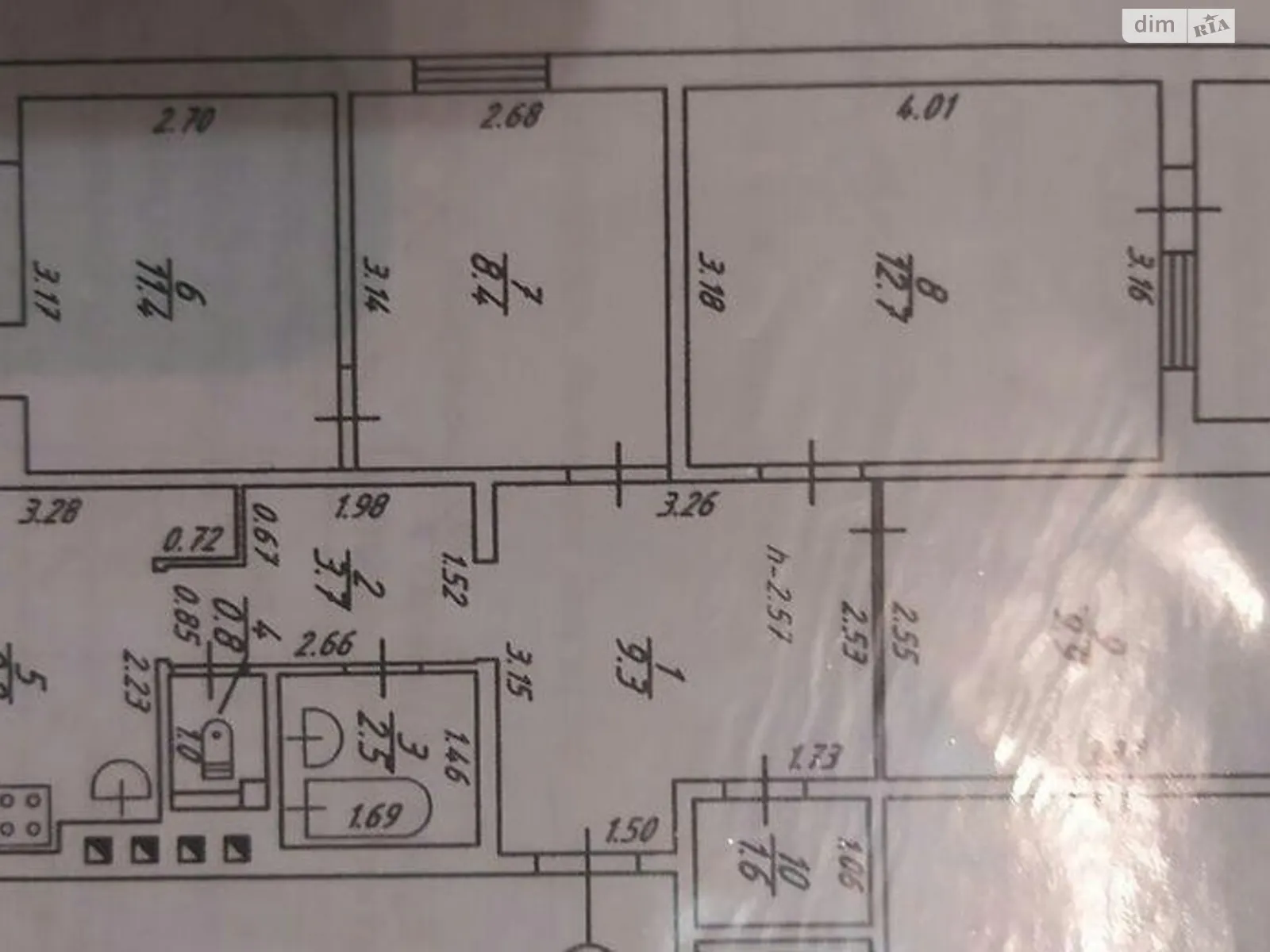 Продается 4-комнатная квартира 70 кв. м в Гожулах, цена: 50000 $ - фото 1