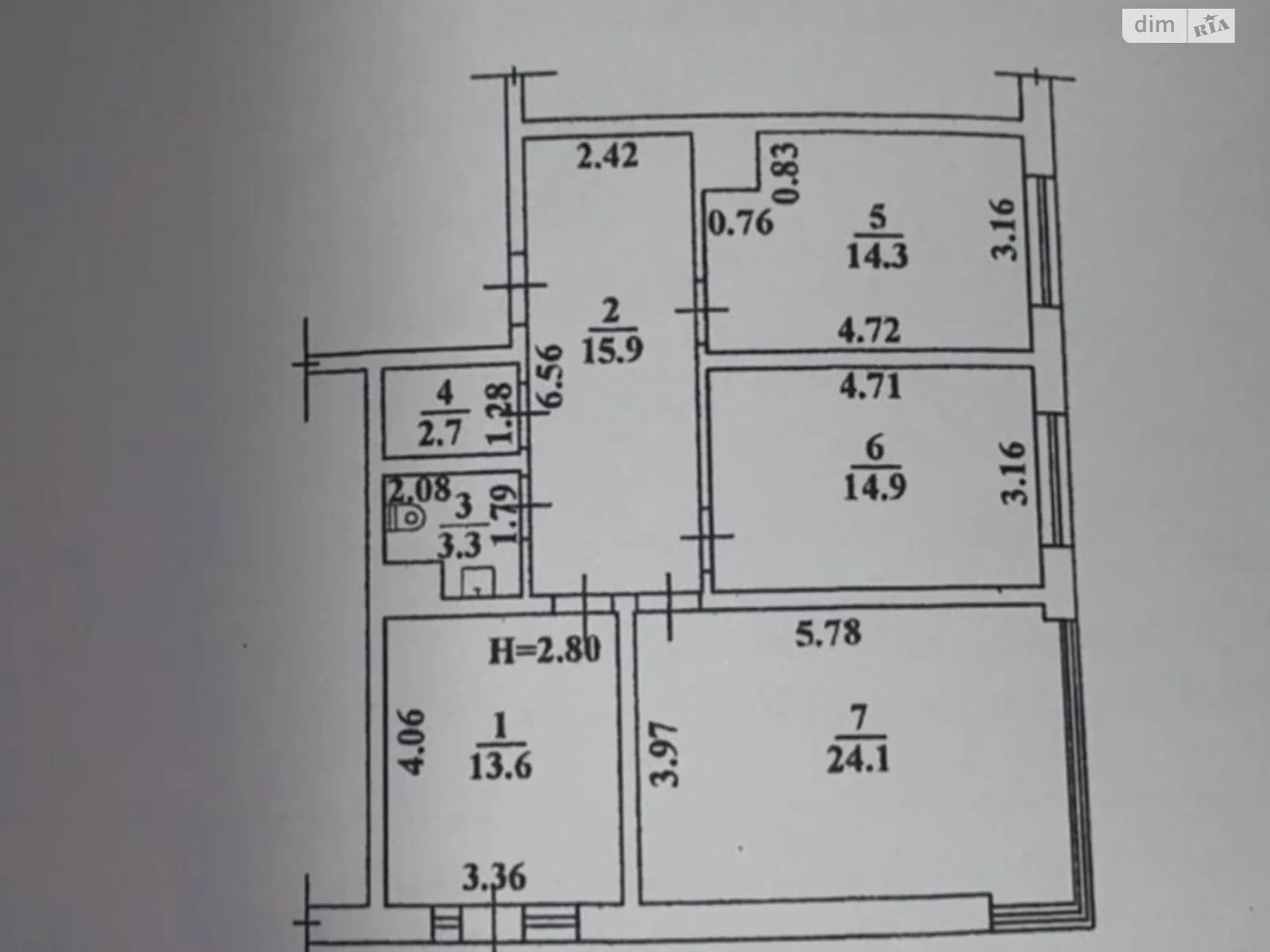 Продается помещения свободного назначения 90 кв. м в 24-этажном здании - фото 2