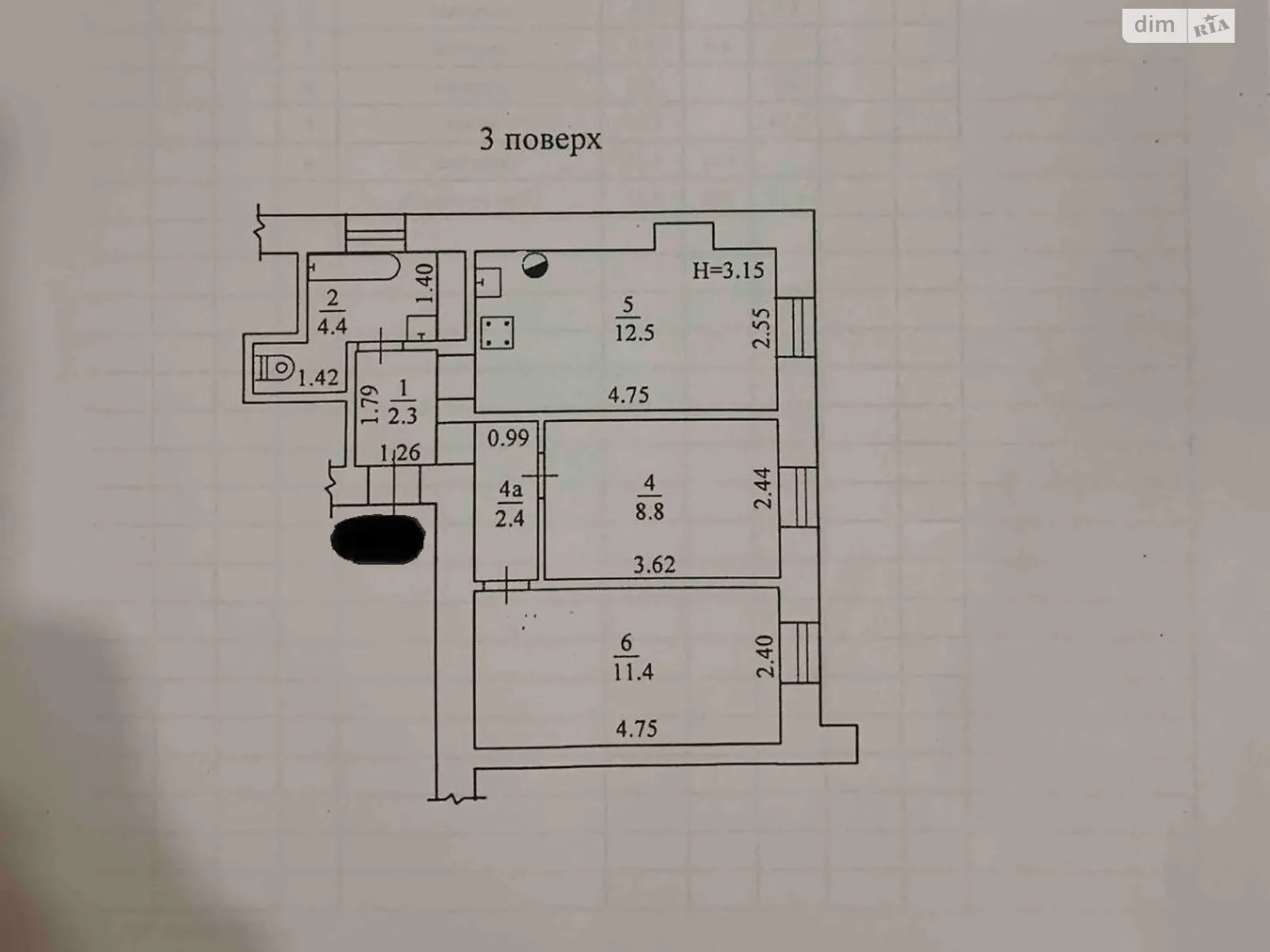 Продається 2-кімнатна квартира 42 кв. м у Одесі, пров. Слєпньова - фото 1