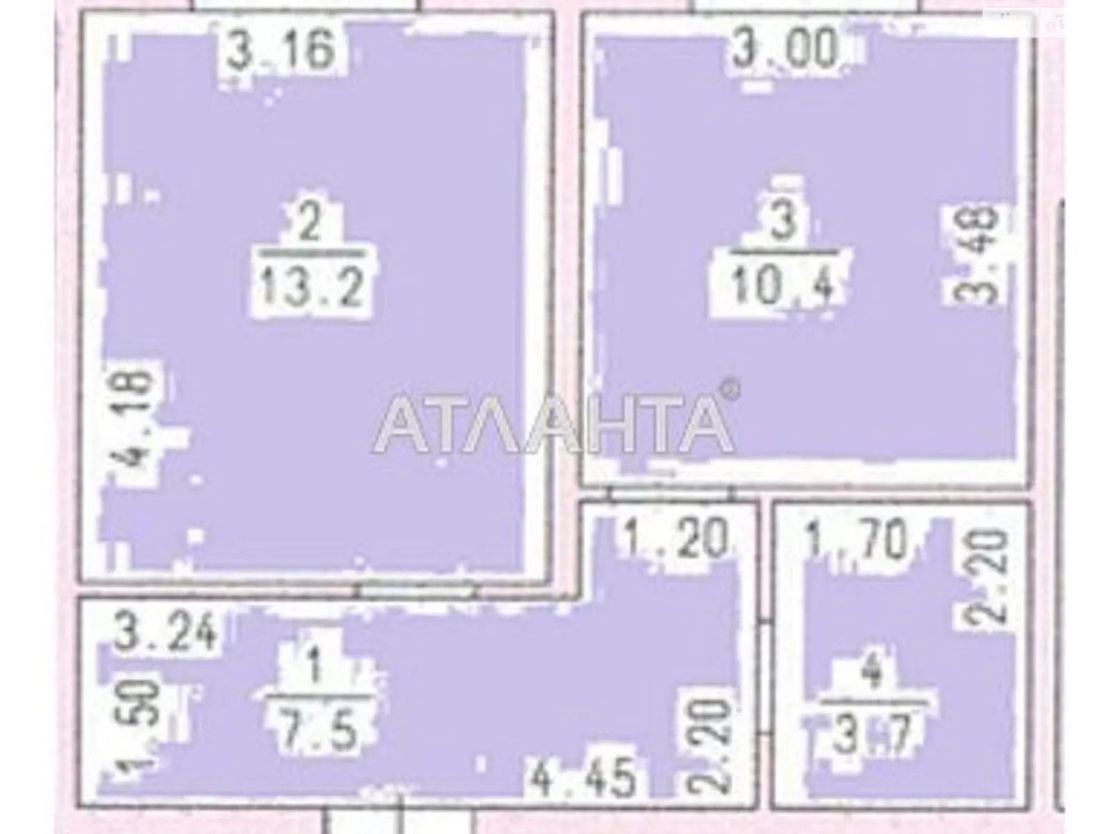 Продается 1-комнатная квартира 34.8 кв. м в Таирово, ул. Трамвайная, 15В