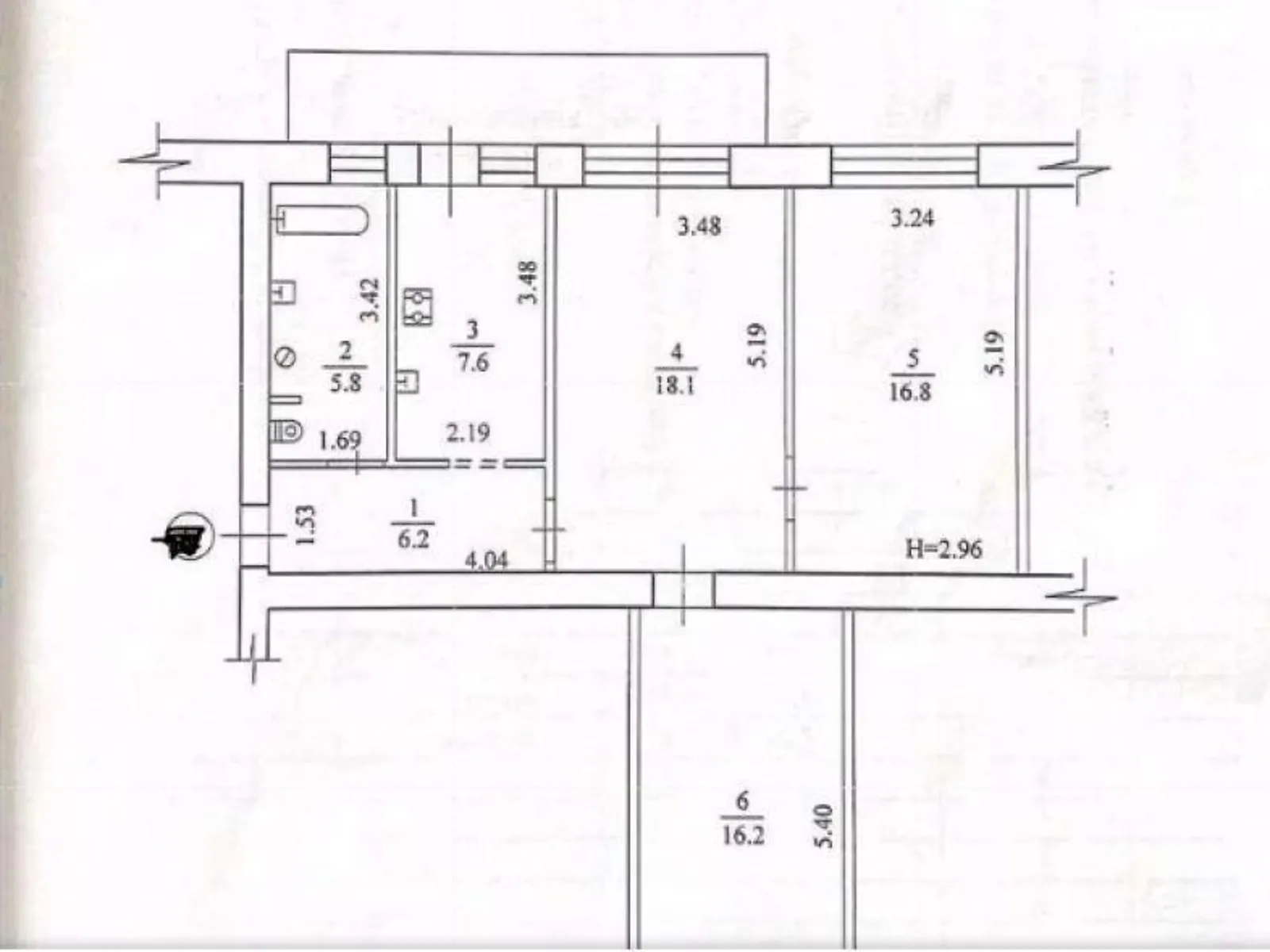 Продается 3-комнатная квартира 70 кв. м в Харькове, просп. Науки, 13