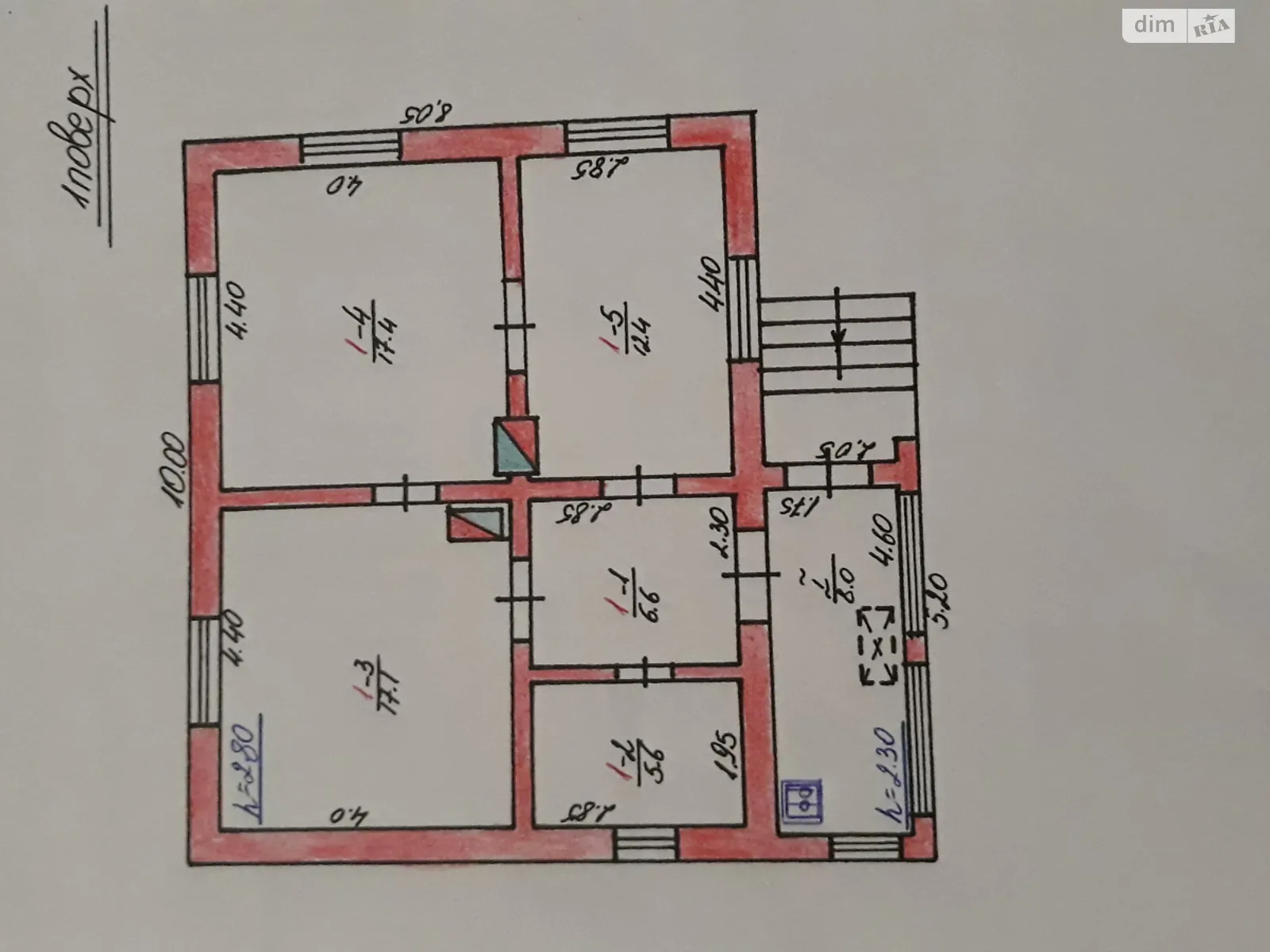 Продається одноповерховий будинок 67.1 кв. м с басейном, цена: 12000 $ - фото 1