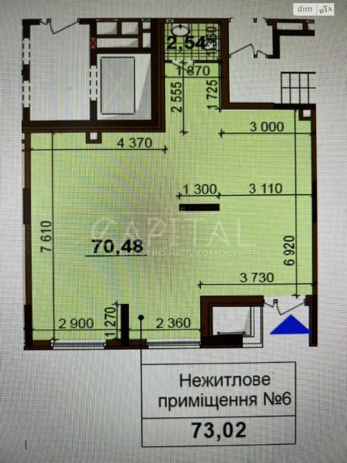 Сдается в аренду помещения свободного назначения 73 кв. м в 25-этажном здании - фото 2