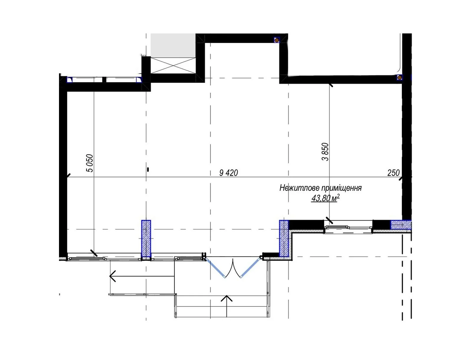 Продается объект сферы услуг 43.8 кв. м в 4-этажном здании, цена: 52729 $ - фото 1