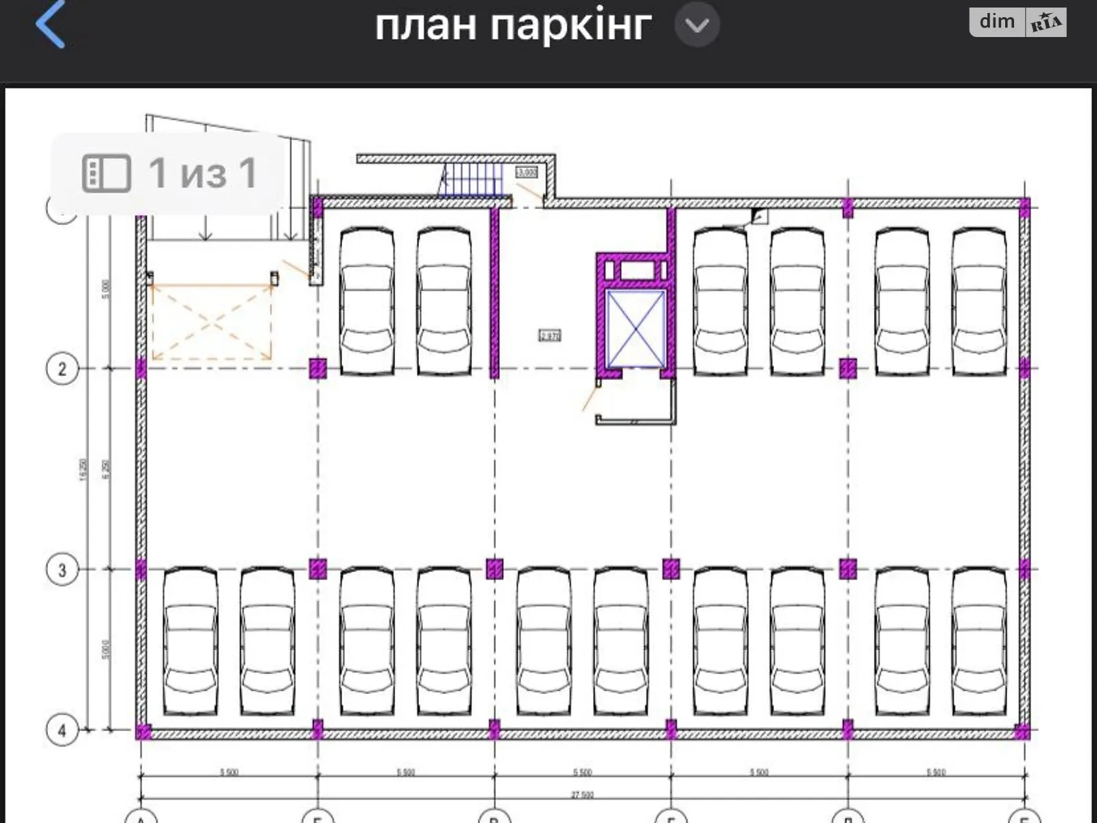 Продається підземний паркінг під легкове авто на 11 кв. м, цена: 28000 $