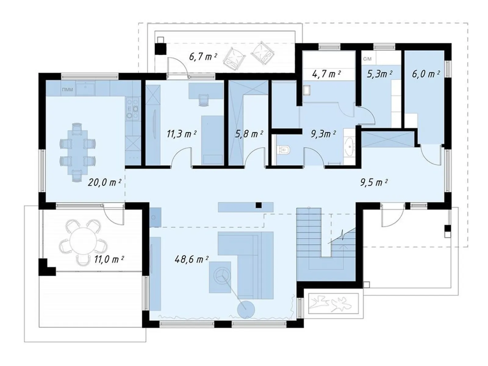 Продается одноэтажный дом 200 кв. м с террасой, цена: 170000 $ - фото 1