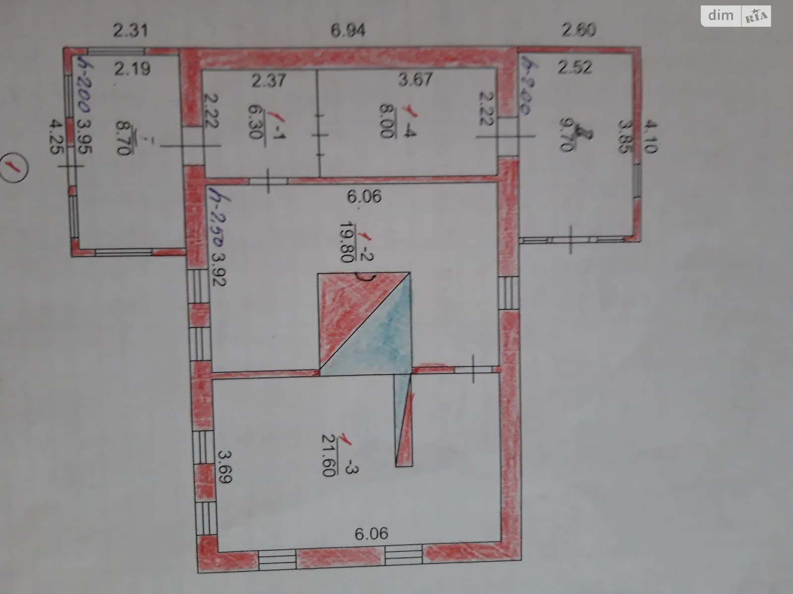 Продається одноповерховий будинок 74.1 кв. м з каміном, цена: 15000 $