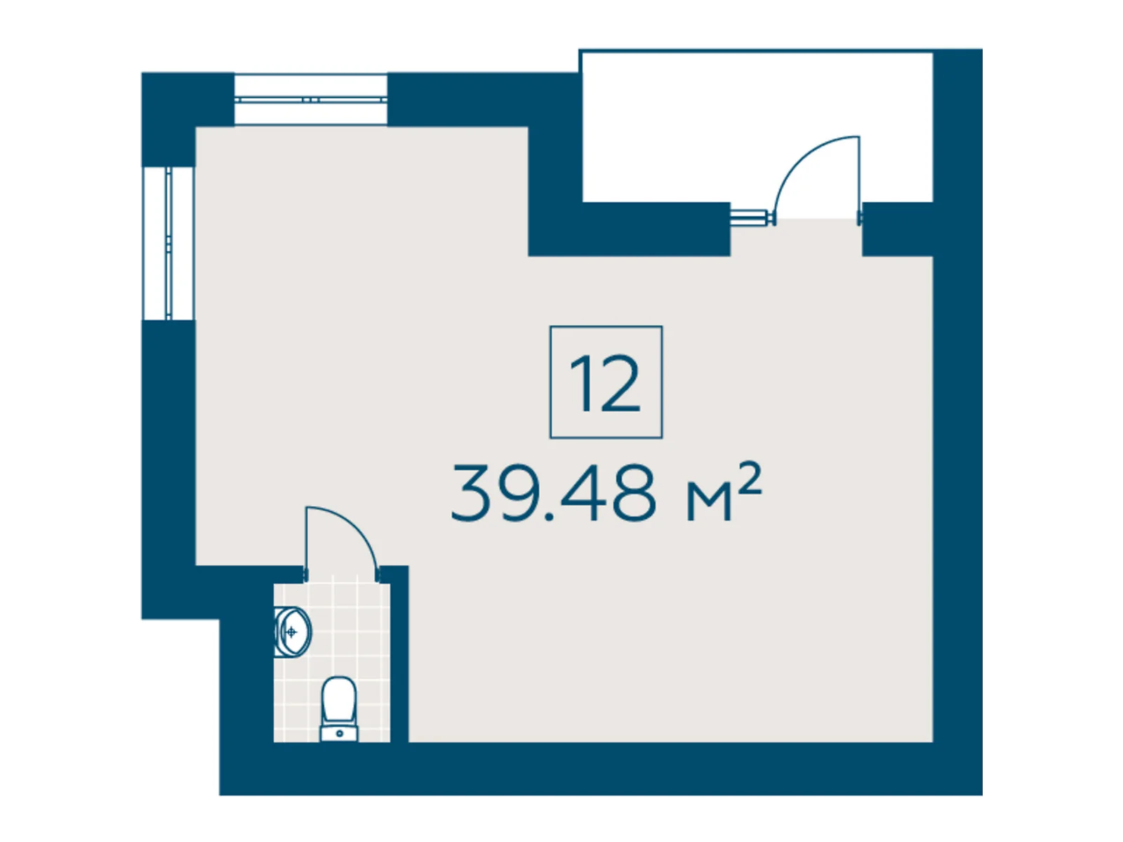 Продается офис 39.48 кв. м в бизнес-центре, цена: 34545 $ - фото 1