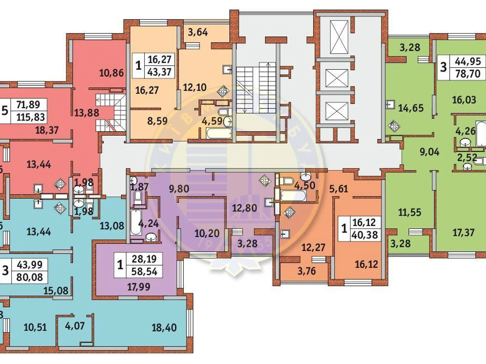 Продается 3-комнатная квартира 80 кв. м в Киеве, ул. Кадетский Гай, 27 - фото 1