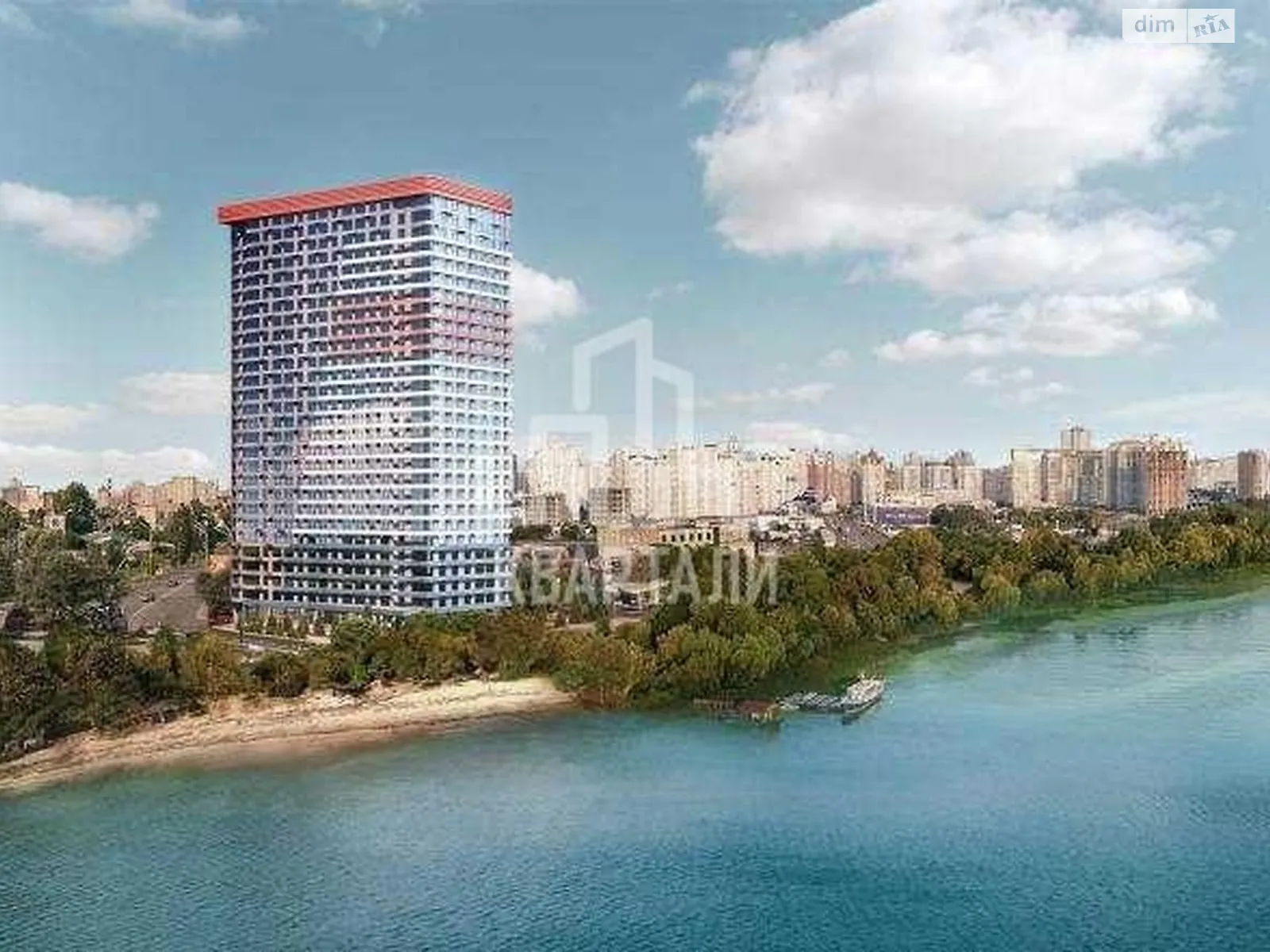 Продается 1-комнатная квартира 51 кв. м в Киеве, наб. Днепровская, 17В - фото 1