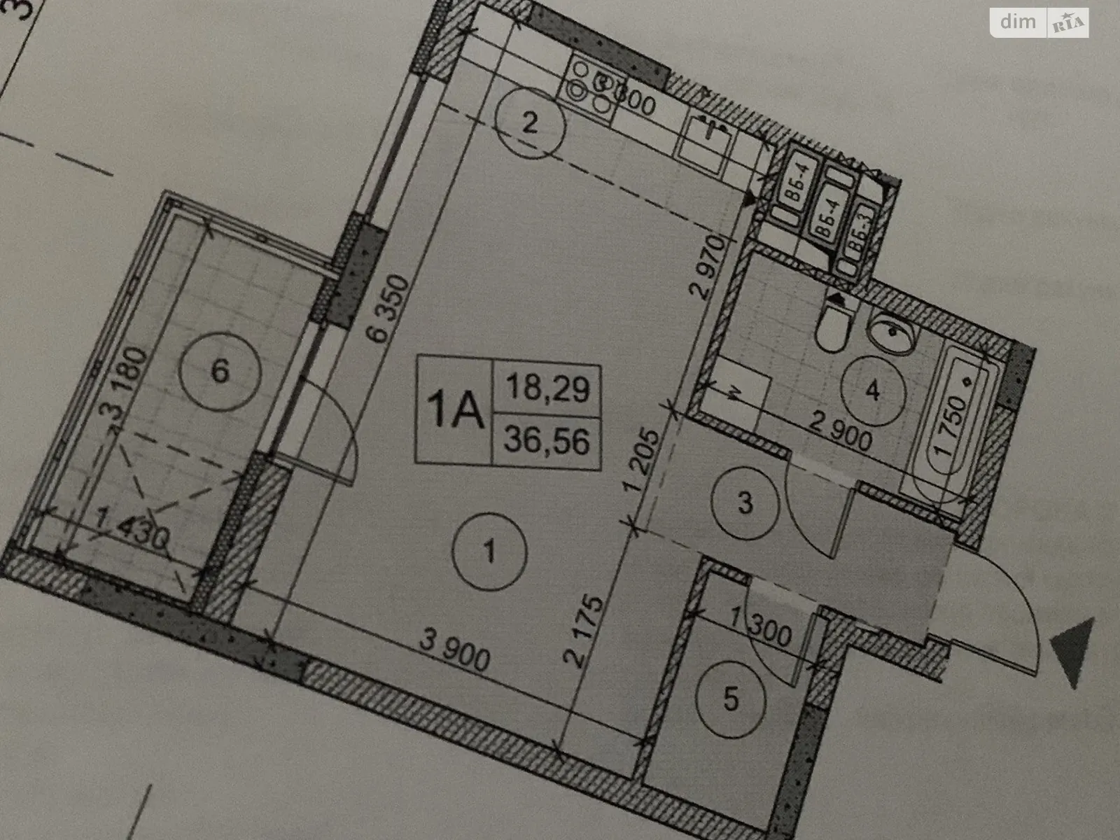 Продается 1-комнатная квартира 36.56 кв. м в Киеве, ул. Победы, 67