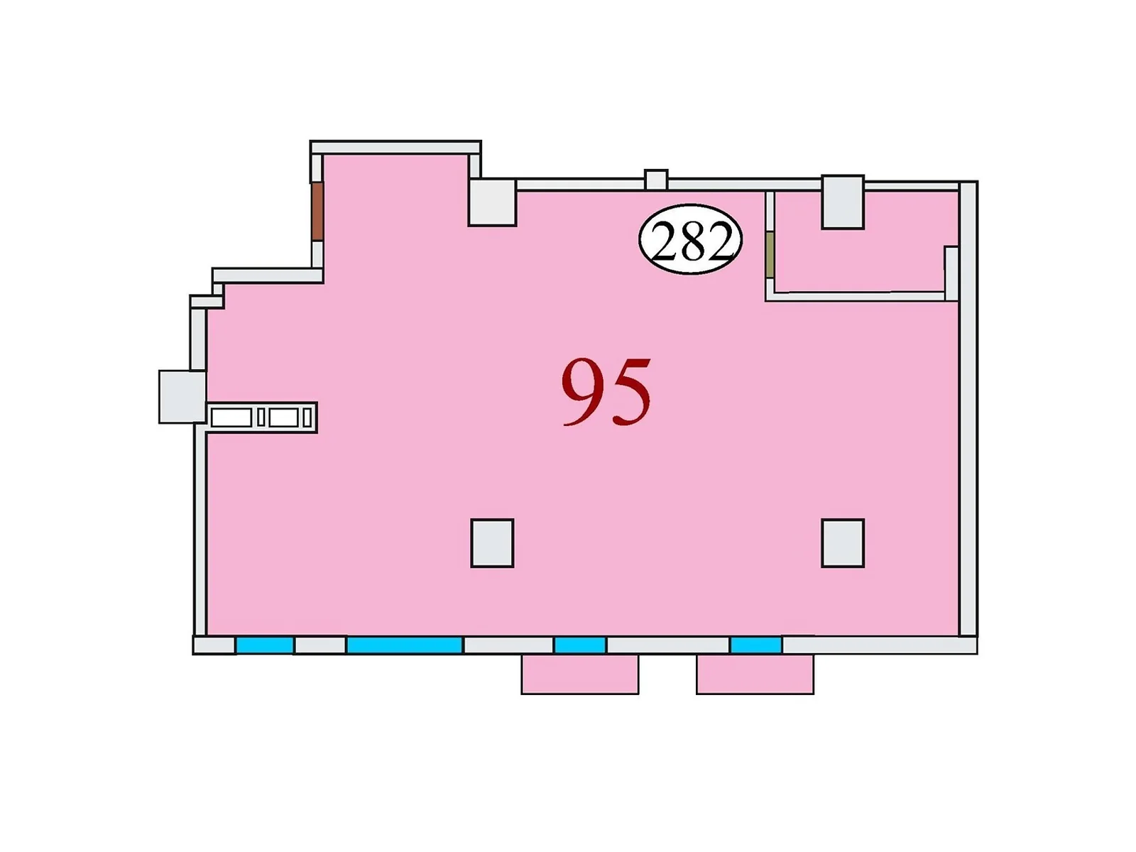 Продается 3-комнатная квартира 95 кв. м в Днепре, ул. Айдаривська, 15 - фото 1