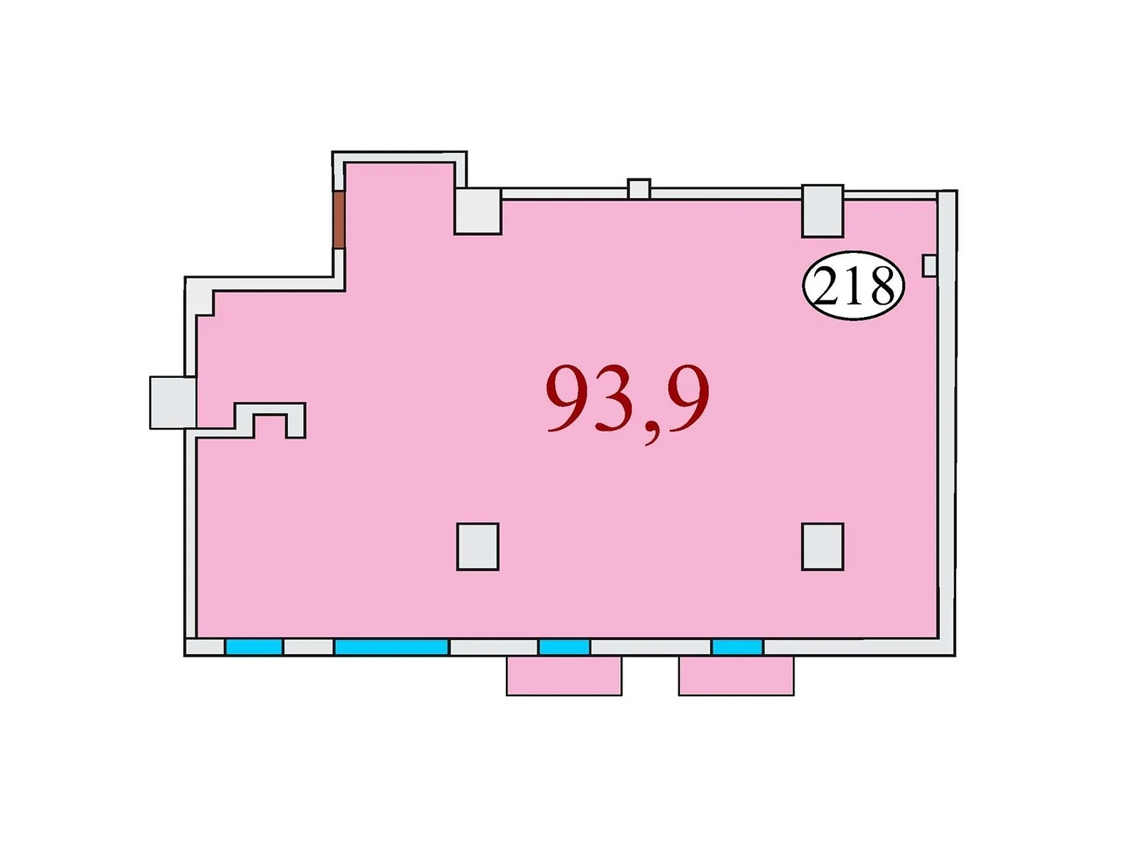 Продается 3-комнатная квартира 93.9 кв. м в Днепре, ул. Айдаривська, 15