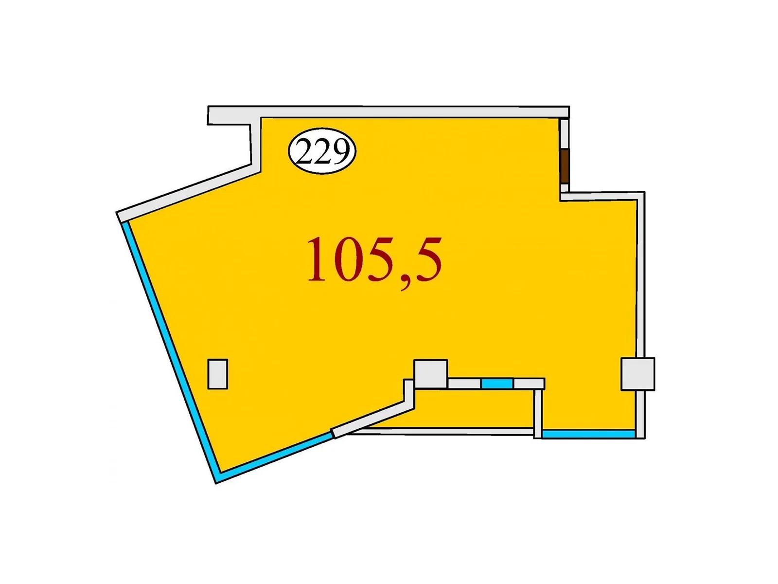 Продается 3-комнатная квартира 105.5 кв. м в Днепре, ул. Степана Бандеры(Шмидта), 15