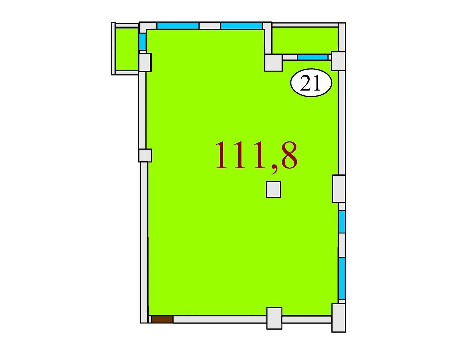 Продается 3-комнатная квартира 111.8 кв. м в Днепре, ул. Степана Бандеры(Шмидта), 15