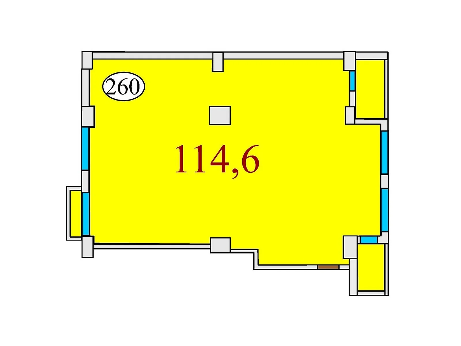 Продається 3-кімнатна квартира 114.6 кв. м у Дніпрі, цена: 107724 $