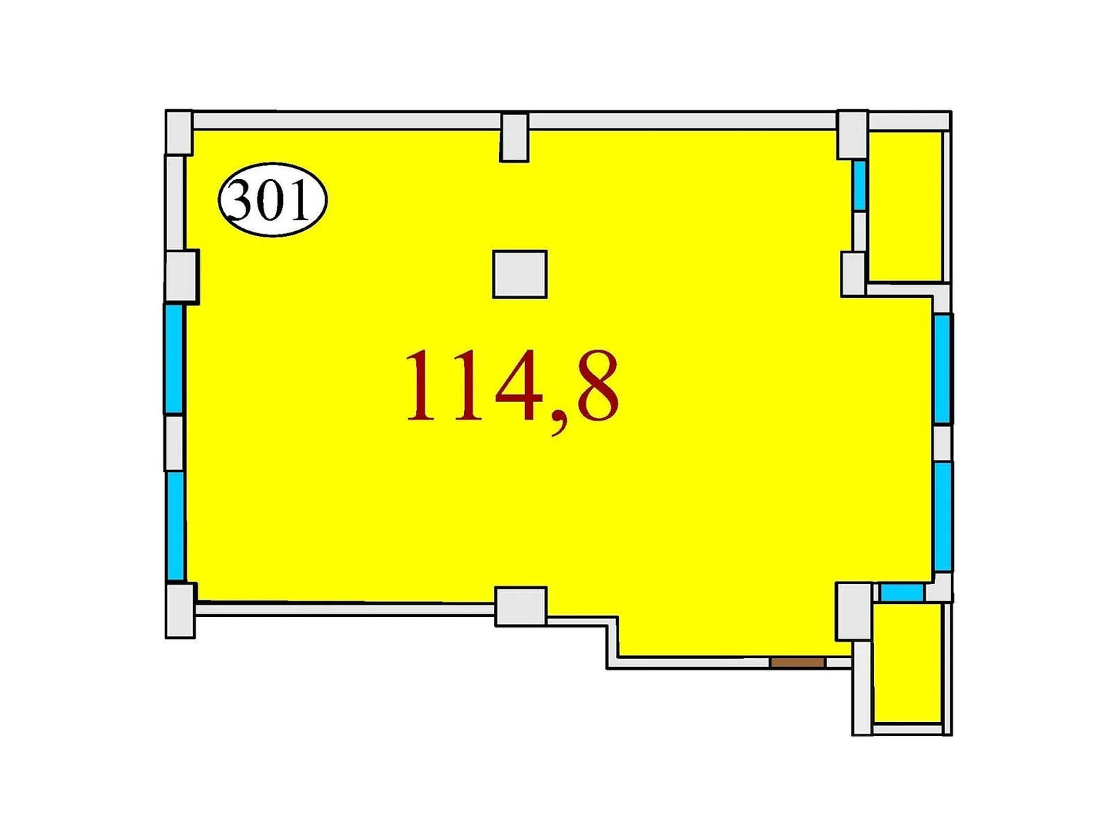 Продается 3-комнатная квартира 114.8 кв. м в Днепре, ул. Степана Бандеры(Шмидта), 15