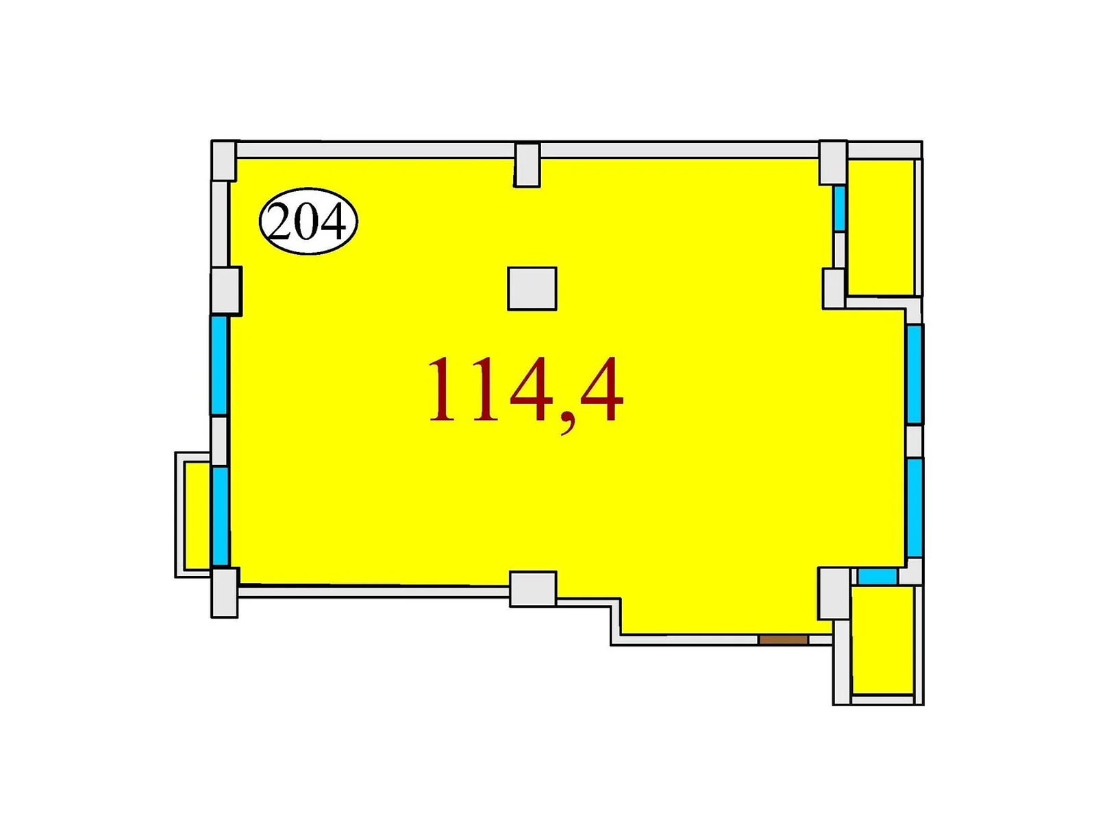 Продается 3-комнатная квартира 114.4 кв. м в Днепре, вул. Степана Бандеры(Шмидта), 15