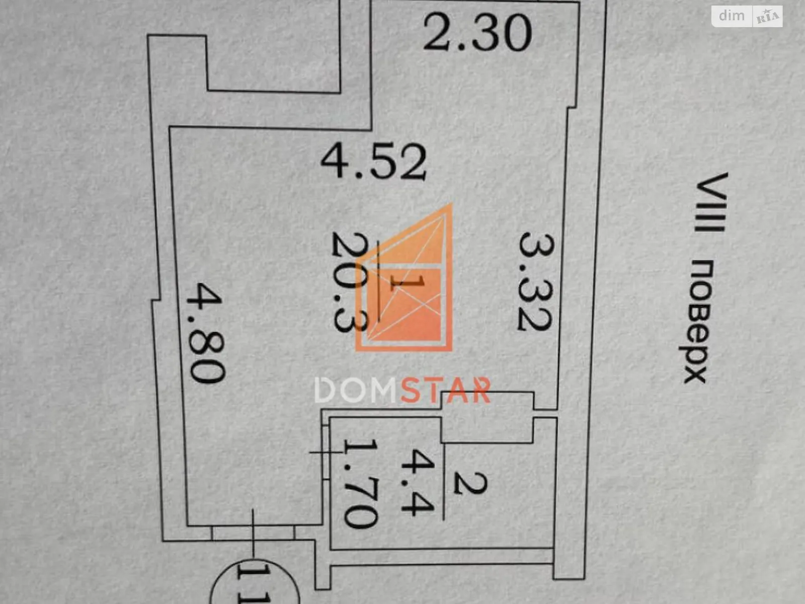 Продается 1-комнатная квартира 25 кв. м в Одессе, пер. Ванный, 5Г