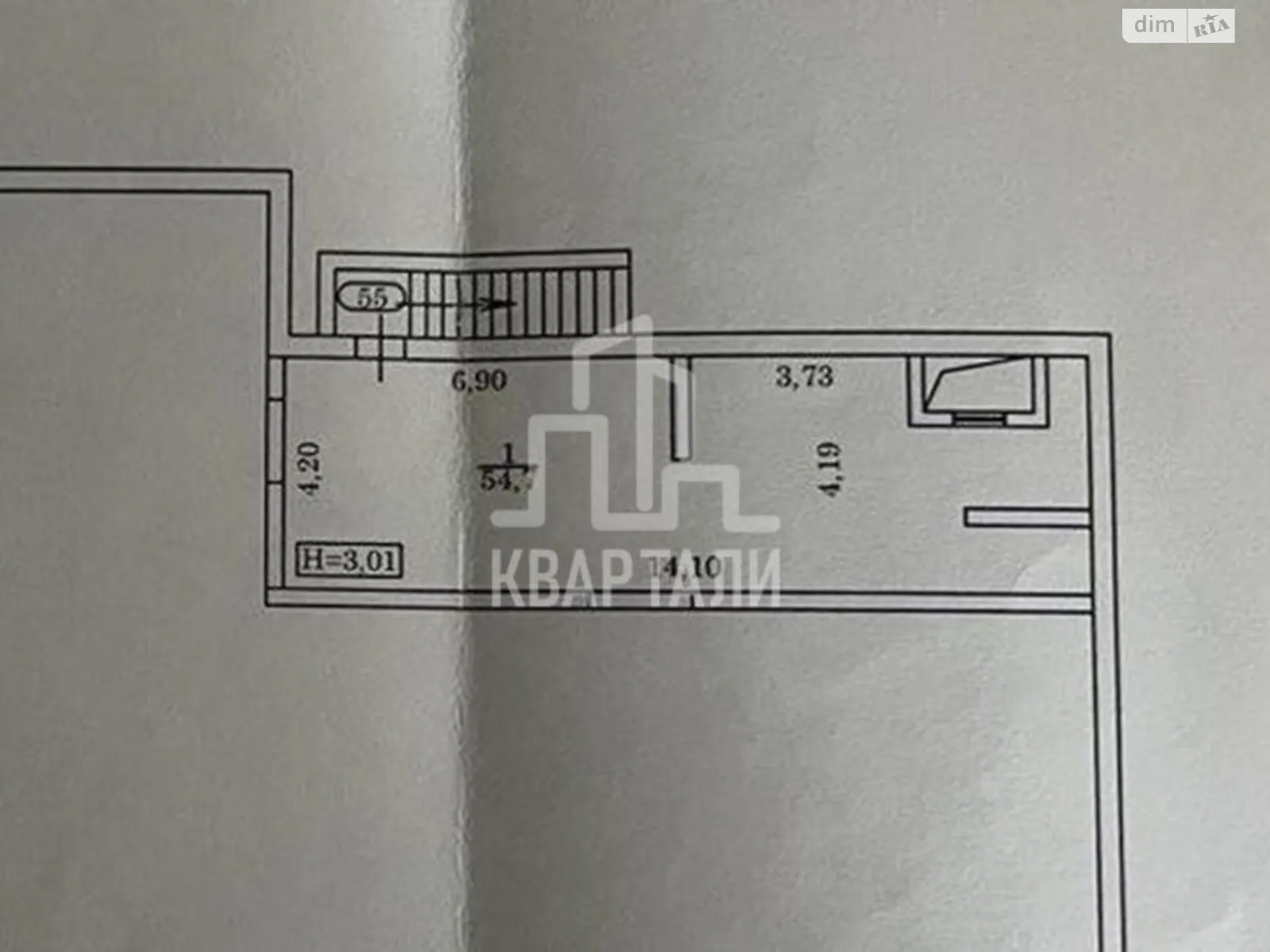 Продається приміщення вільного призначення 54.7 кв. м в 8-поверховій будівлі - фото 2