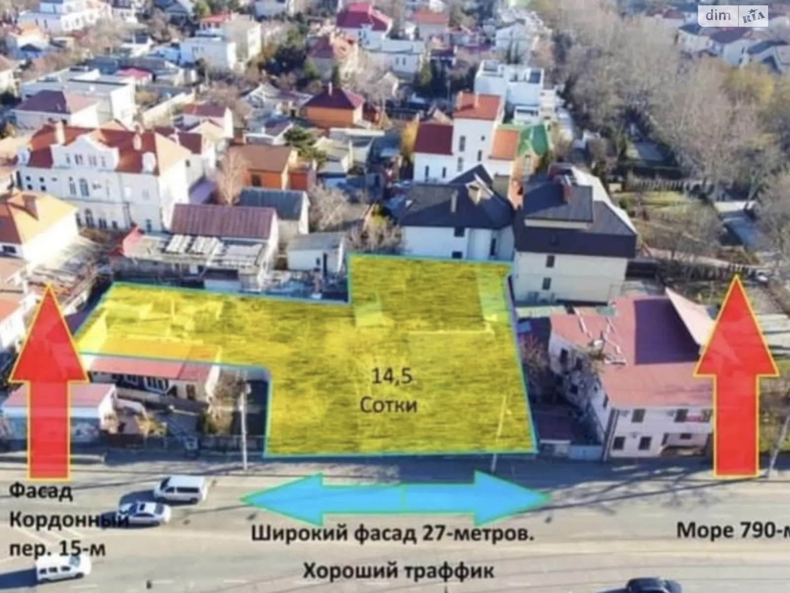 Продается земельный участок 14 соток в Одесской области, цена: 550000 $