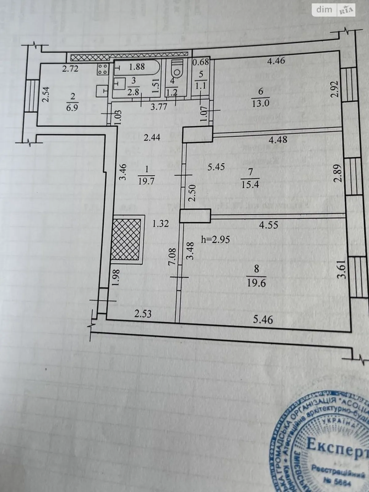 Продається 3-кімнатна квартира 80 кв. м у Дніпрі, вул. Гоголя, 17