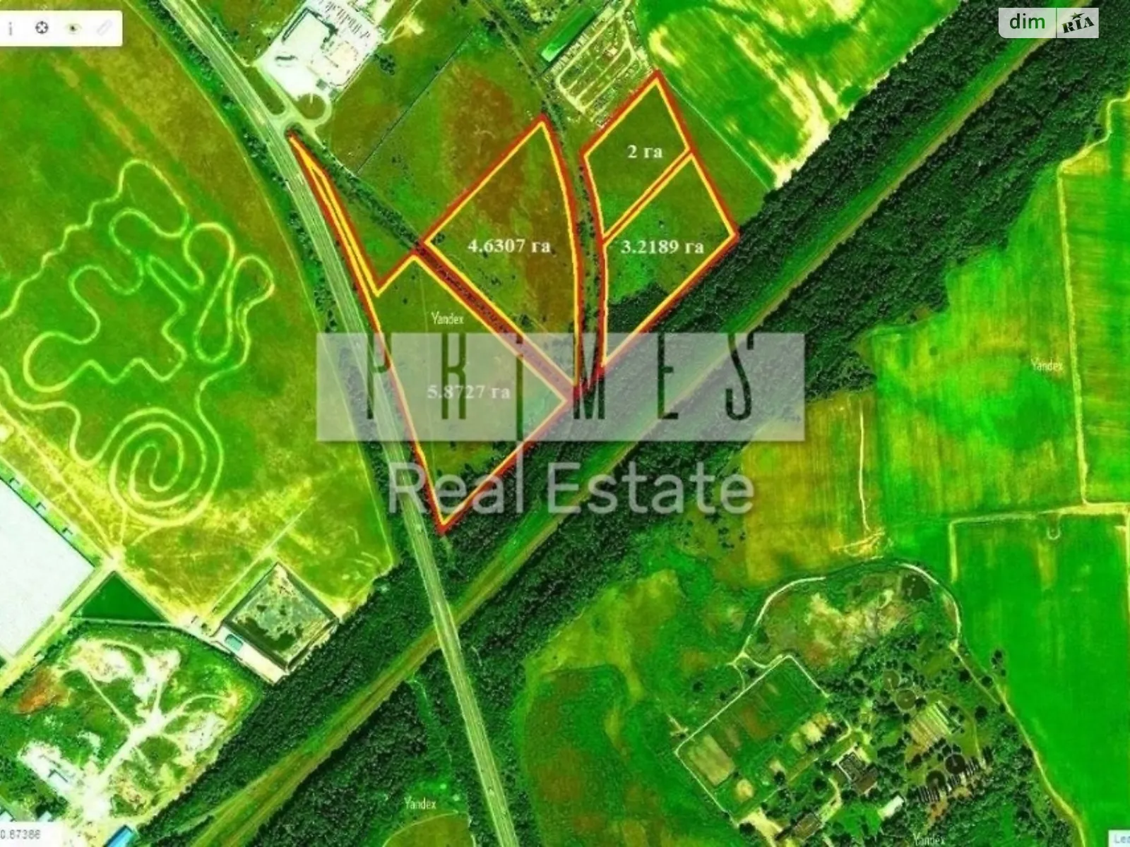 Продається земельна ділянка 1573 соток у Київській області, цена: 1337050 $ - фото 1