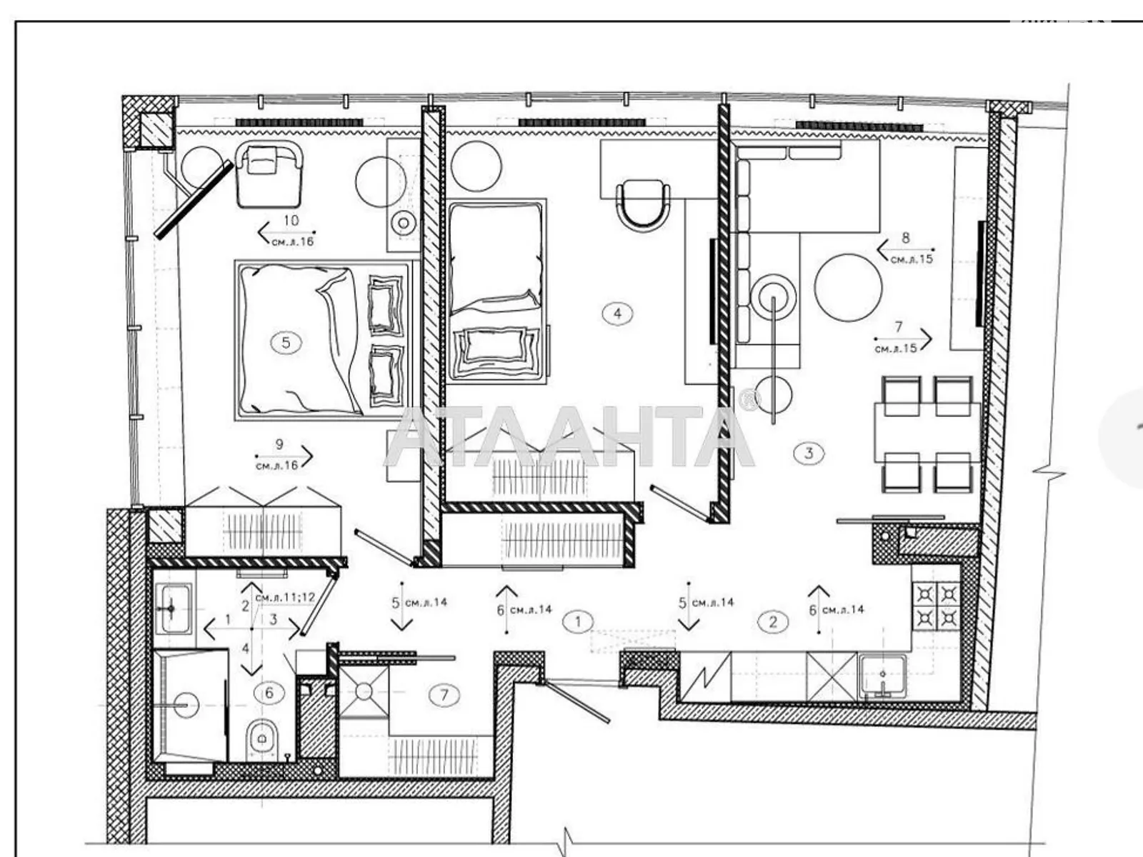 Продается 2-комнатная квартира 73 кв. м в Фонтанке, ул. Дружбы народов, 14 - фото 1