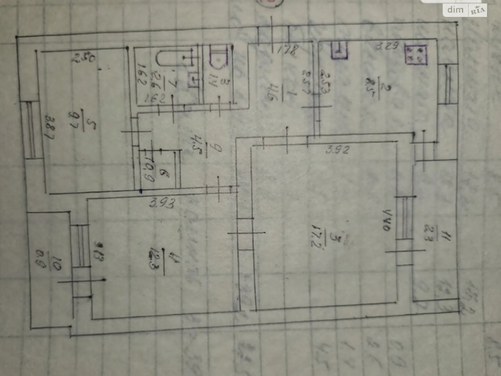 Продается 3-комнатная квартира 65 кв. м в Знаменке, вул. Варшавская(Глибко), 2