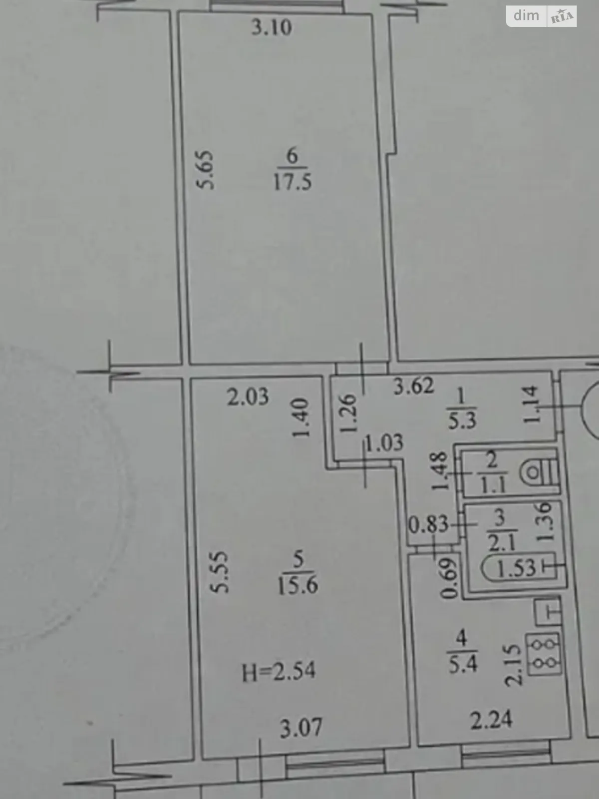 Продается 2-комнатная квартира 47 кв. м в Харькове, цена: 25000 $