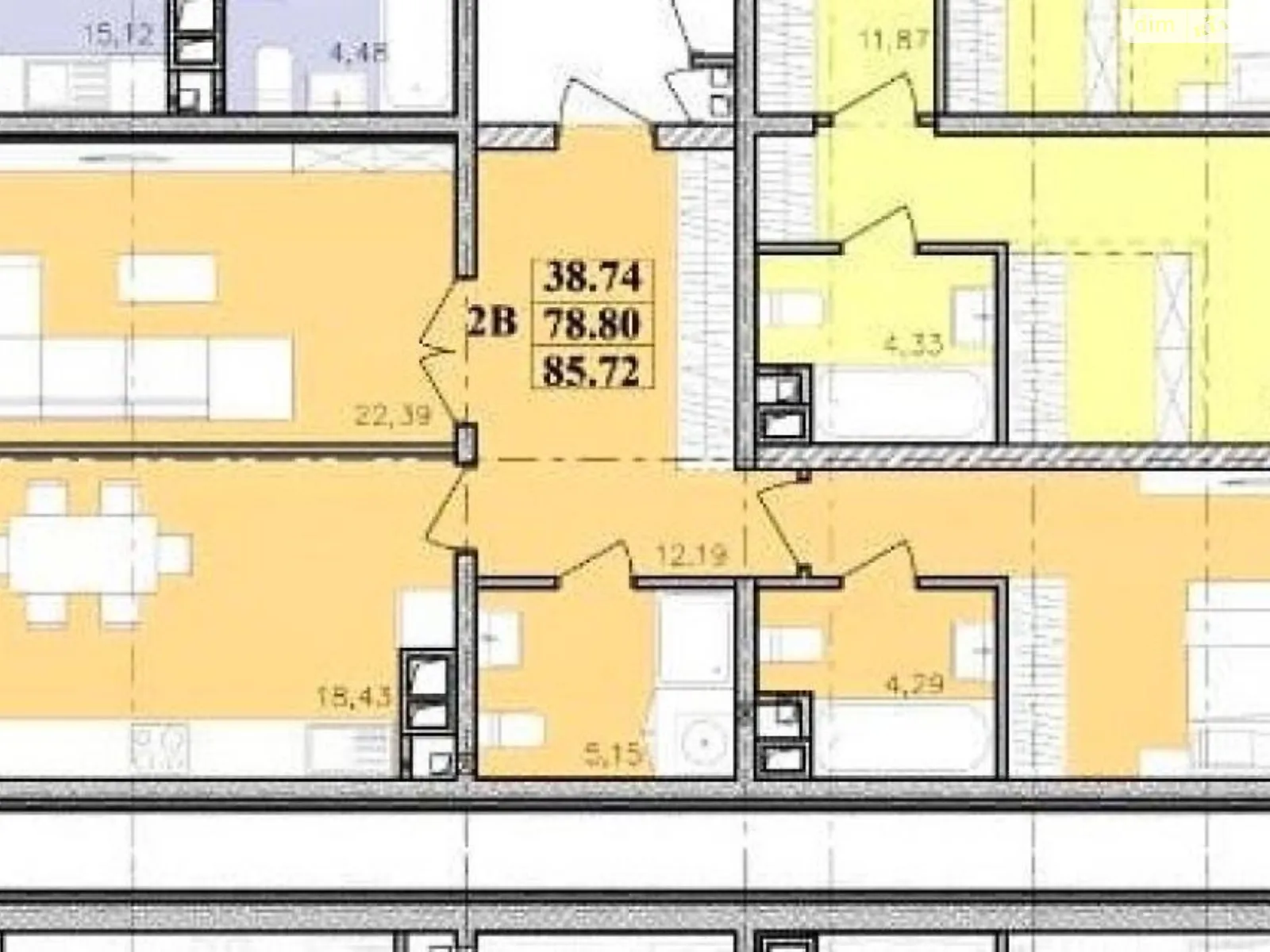 Продается 2-комнатная квартира 85.72 кв. м в Одессе, пер. Ивана Франко