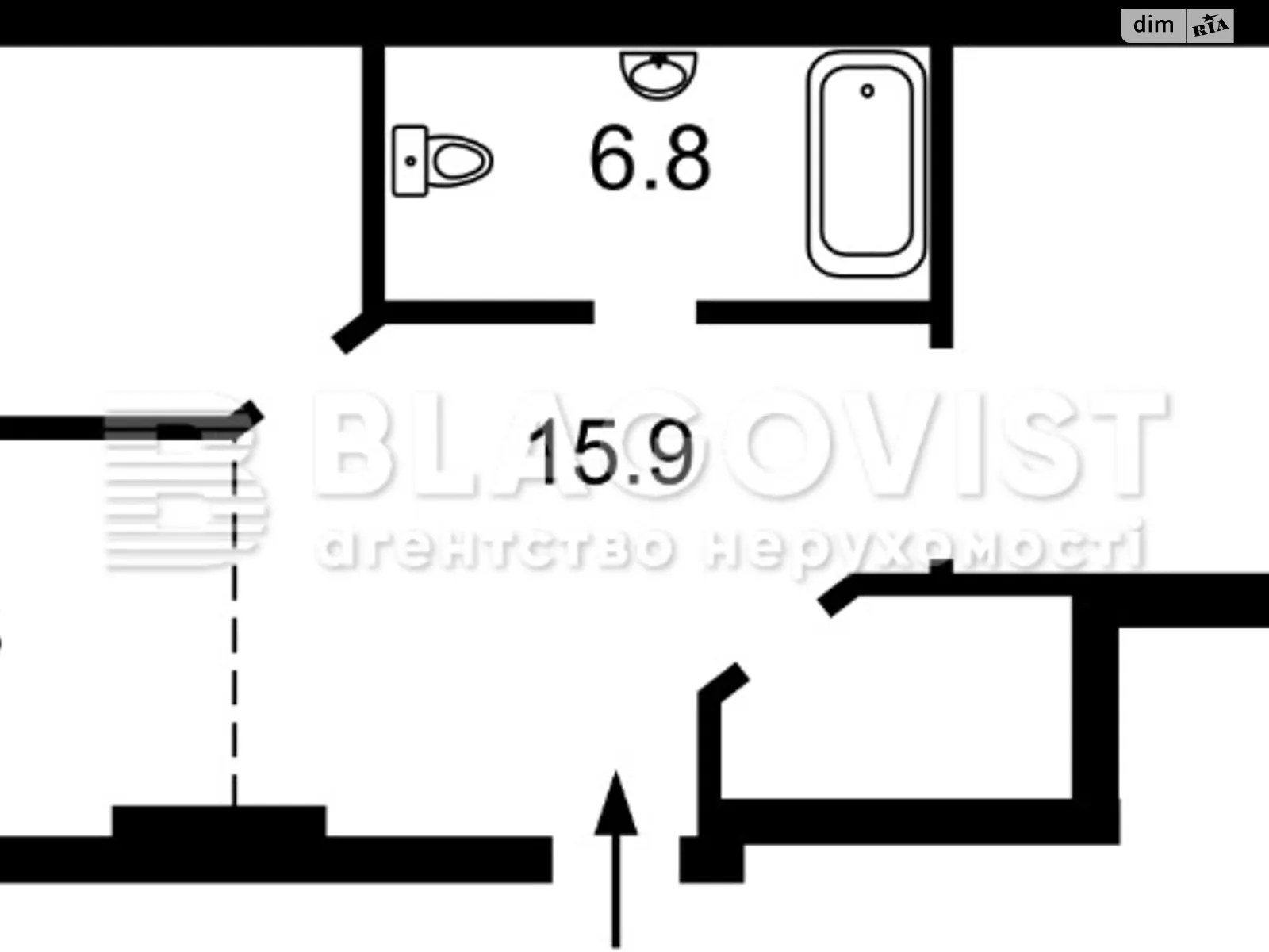 Продается 1-комнатная квартира 82 кв. м в Киеве, ул. Дашавская, 25 - фото 1