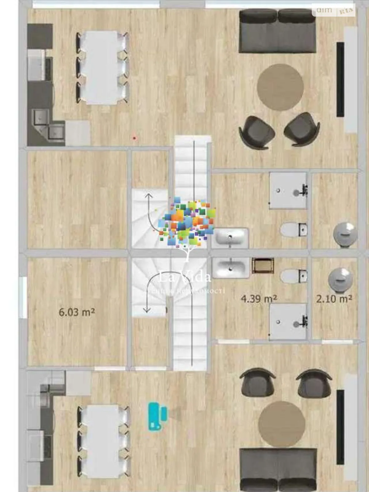 Продается дом на 3 этажа 420 кв. м с балконом, цена: 180000 $