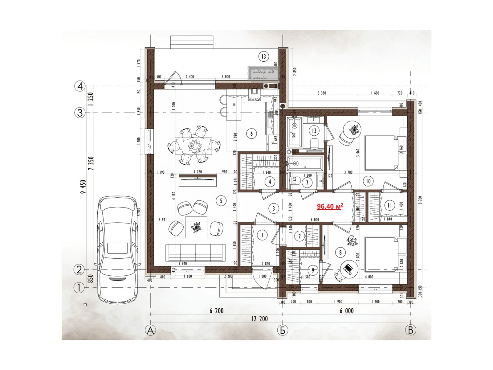 Продается дом на 2 этажа 99.7 кв. м с террасой, цена: 108000 $