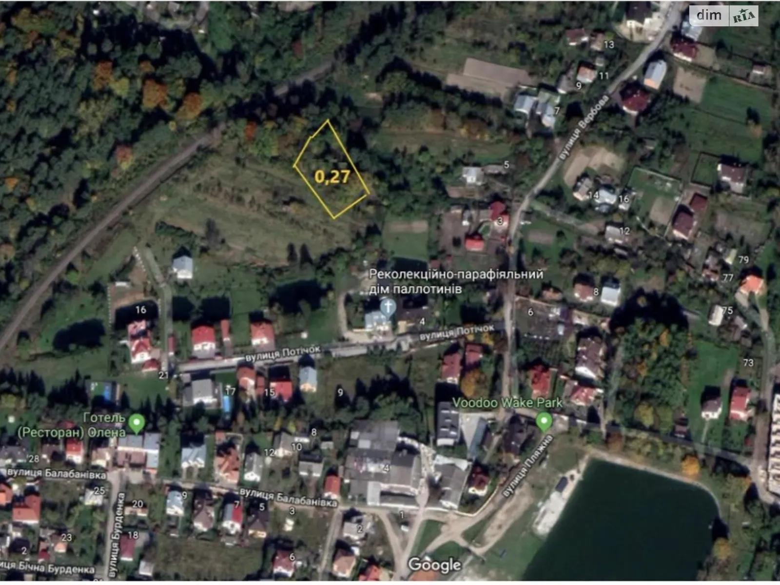 Продается земельный участок 27 соток в Львовской области, цена: 166000 $