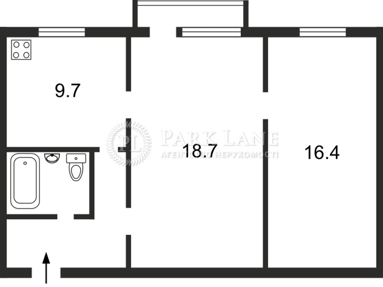 Продается 2-комнатная квартира 50 кв. м в Киеве, ул. Старовокзальная, 9В