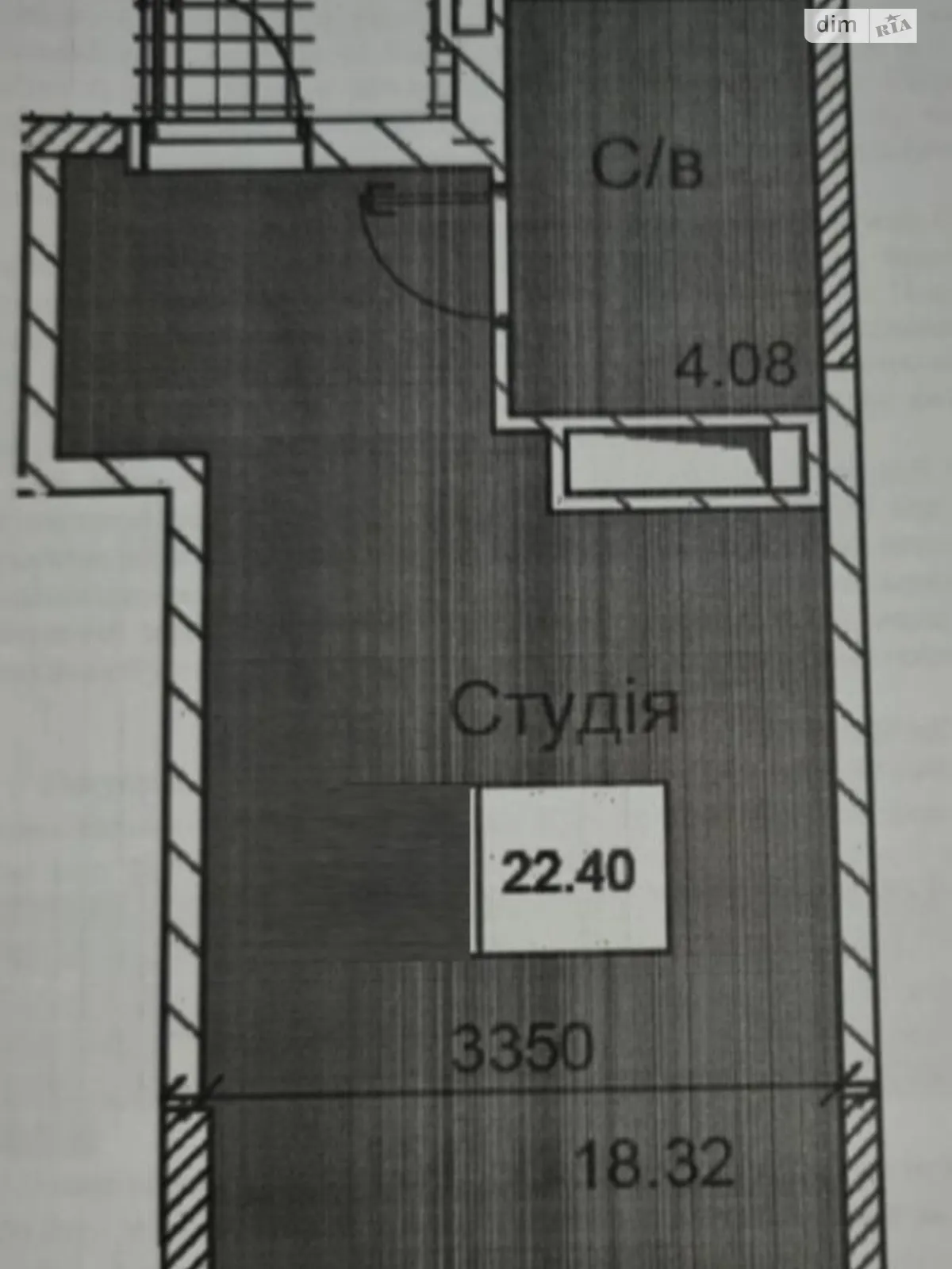 Продается 1-комнатная квартира 23 кв. м в Одессе, ул. Академика Сахарова