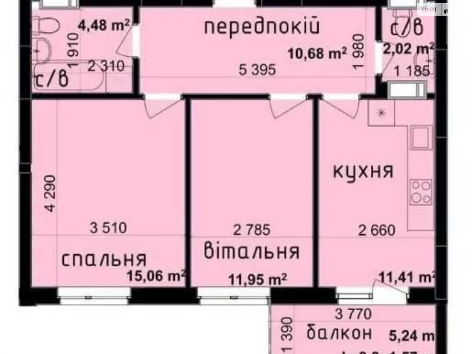Продается 2-комнатная квартира 62 кв. м в Киеве, ул. Академика Заболотного - фото 1