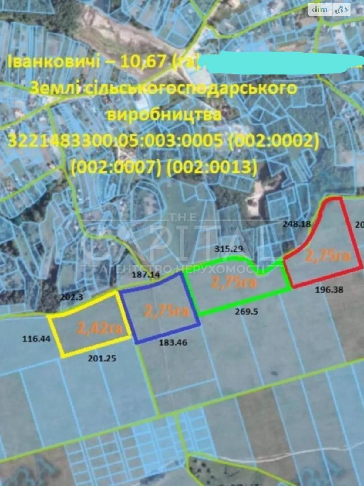 Продається земельна ділянка 1067 соток у Київській області, цена: 1600500 $