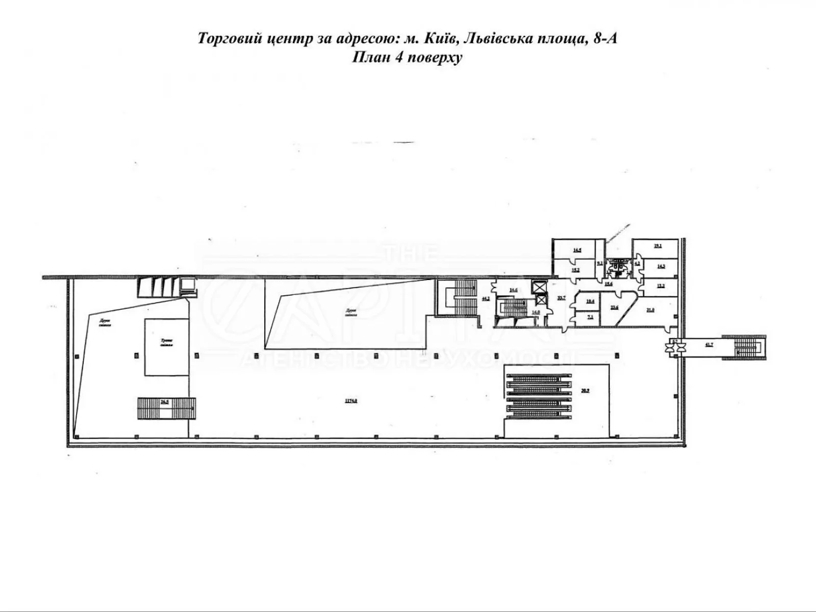 Сдается в аренду объект сферы услуг 1800 кв. м в 4-этажном здании, цена: 23400 $ - фото 1