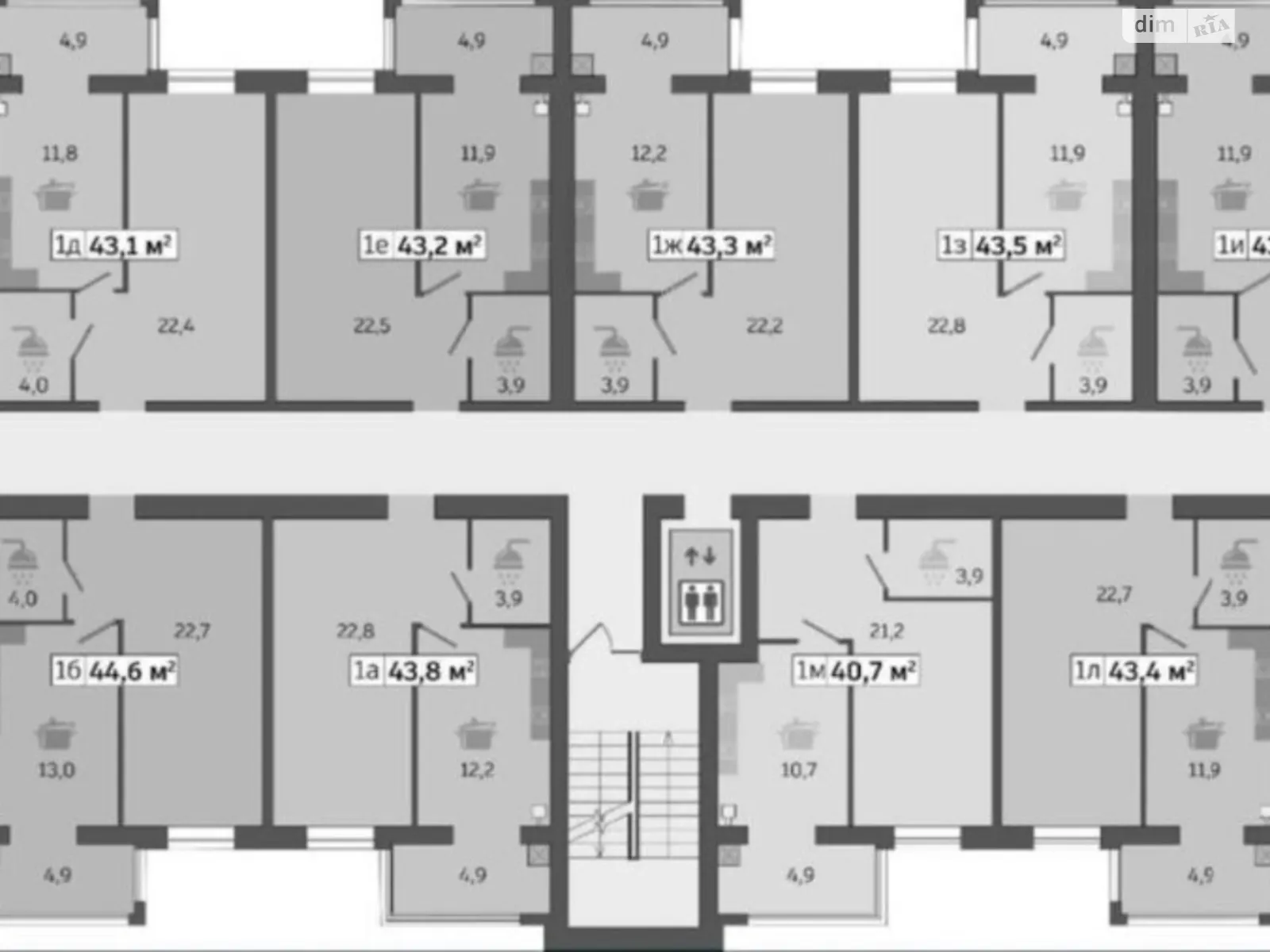 Продается 1-комнатная квартира 41 кв. м в Днепре, Запорожское шоссе, 25