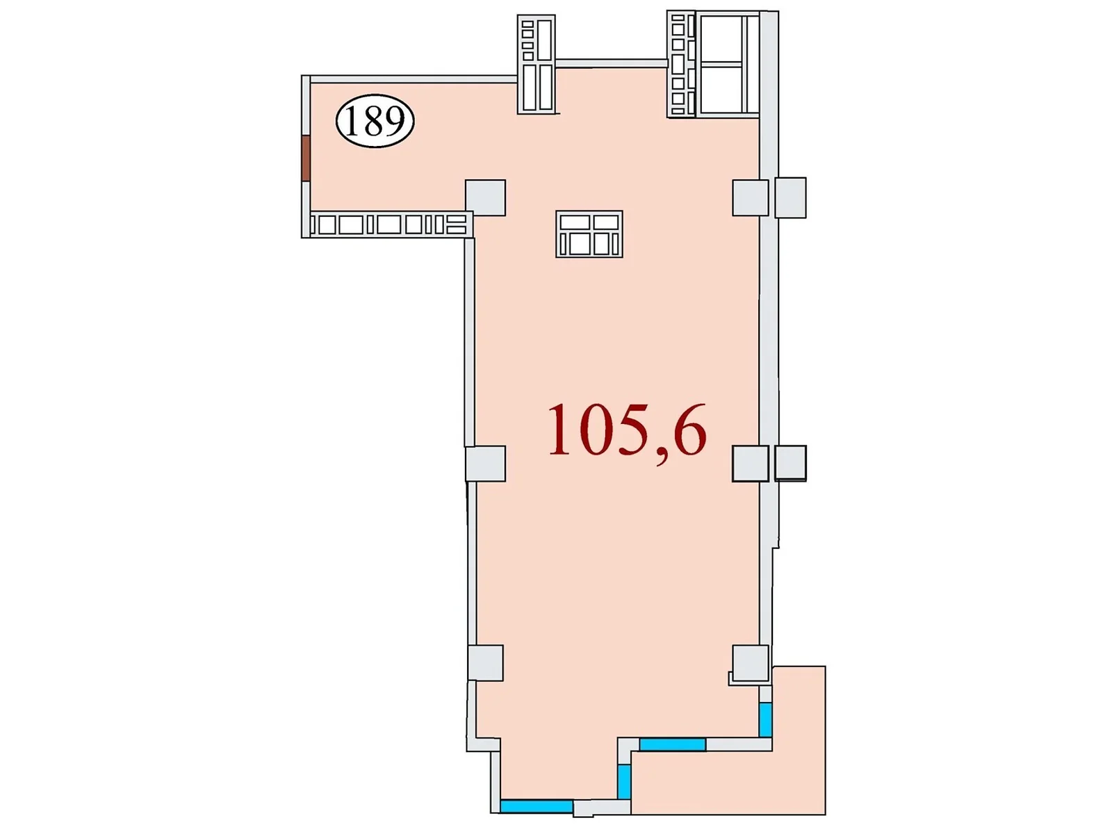 Продается 3-комнатная квартира 105.6 кв. м в Днепре, ул. Айдаривська, 15