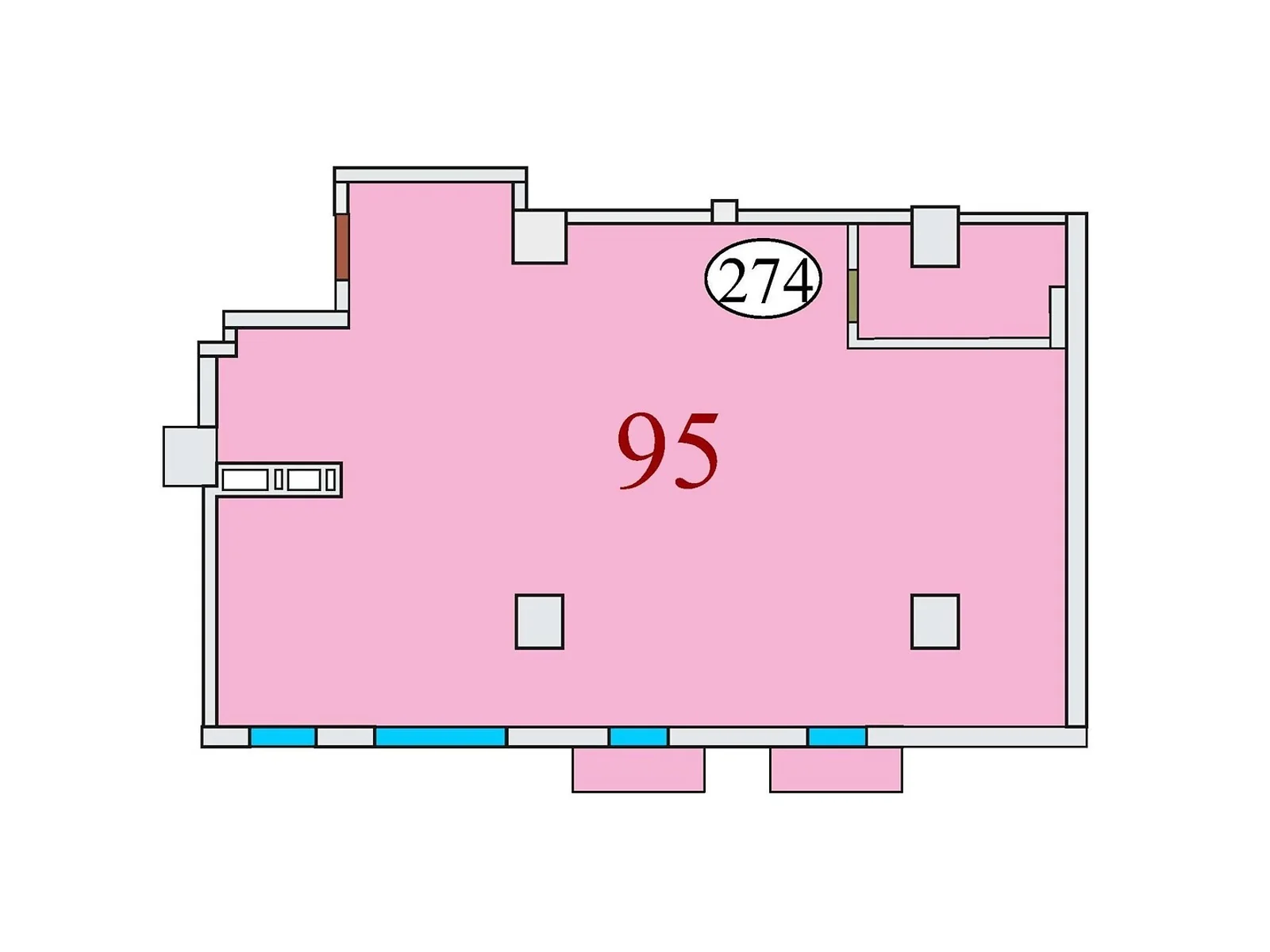 Продається 3-кімнатна квартира 95 кв. м у Дніпрі, вул. Айдарівська, 15