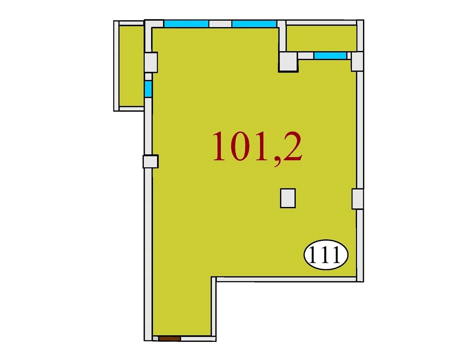 Продается 3-комнатная квартира 101.2 кв. м в Днепре, ул. Степана Бандеры(Шмидта), 15 - фото 1