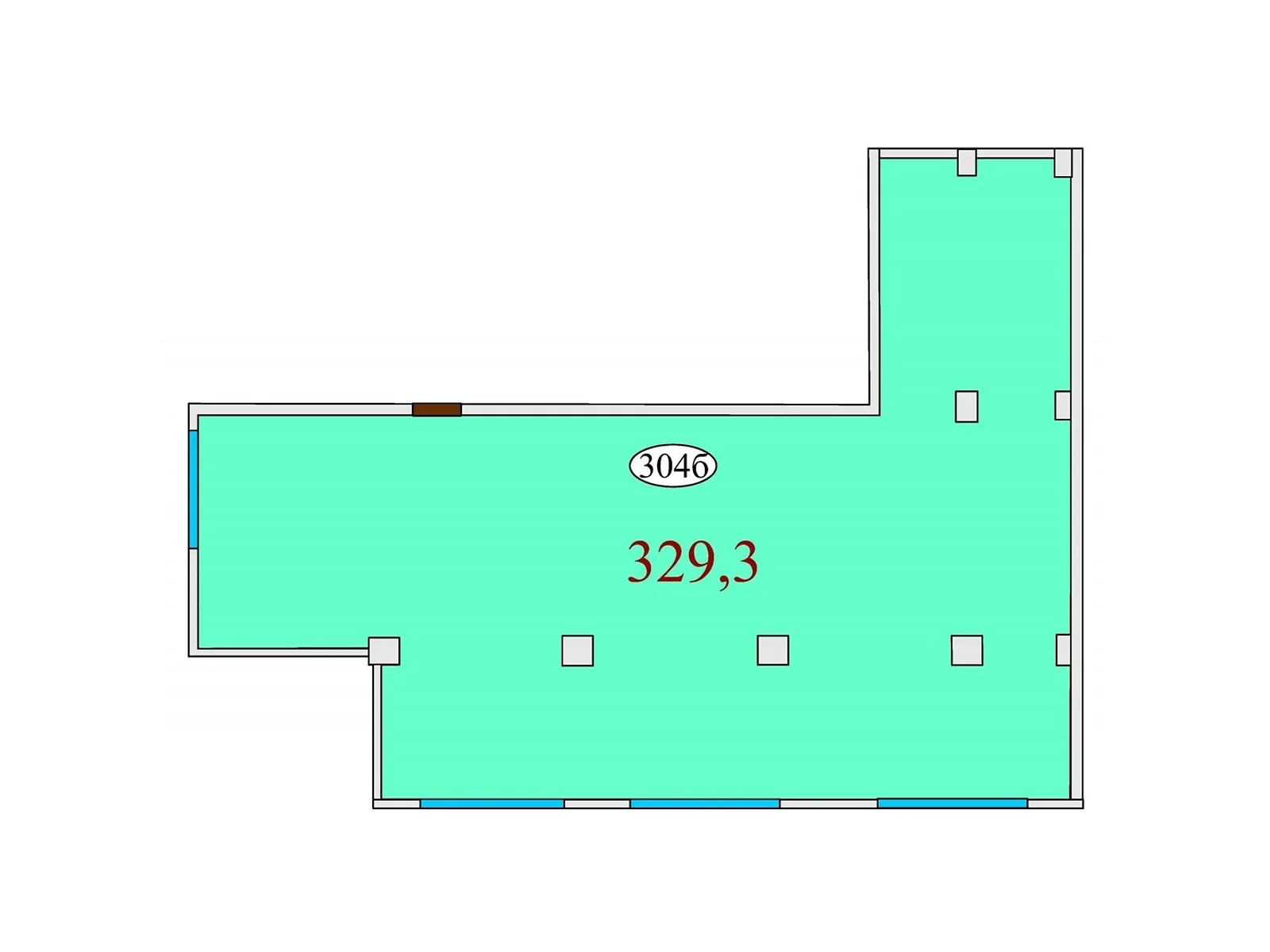 Продається офіс 329.3 кв. м в бізнес-центрі, цена: 658600 $