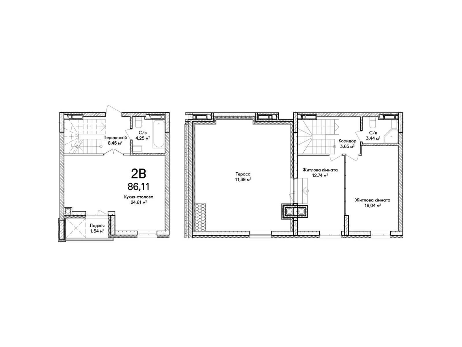 Продается 2-комнатная квартира 56 кв. м в Ирпене, ул. Достоевского