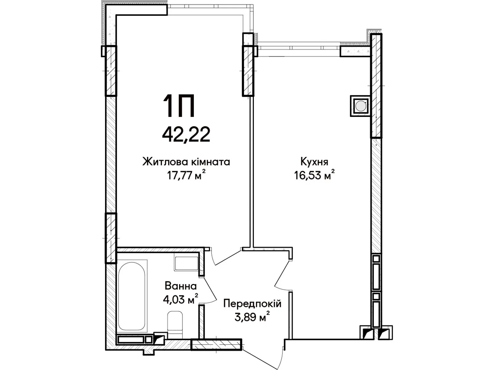 Продается 3-комнатная квартира 87 кв. м в Ирпене, ул. Достоевского