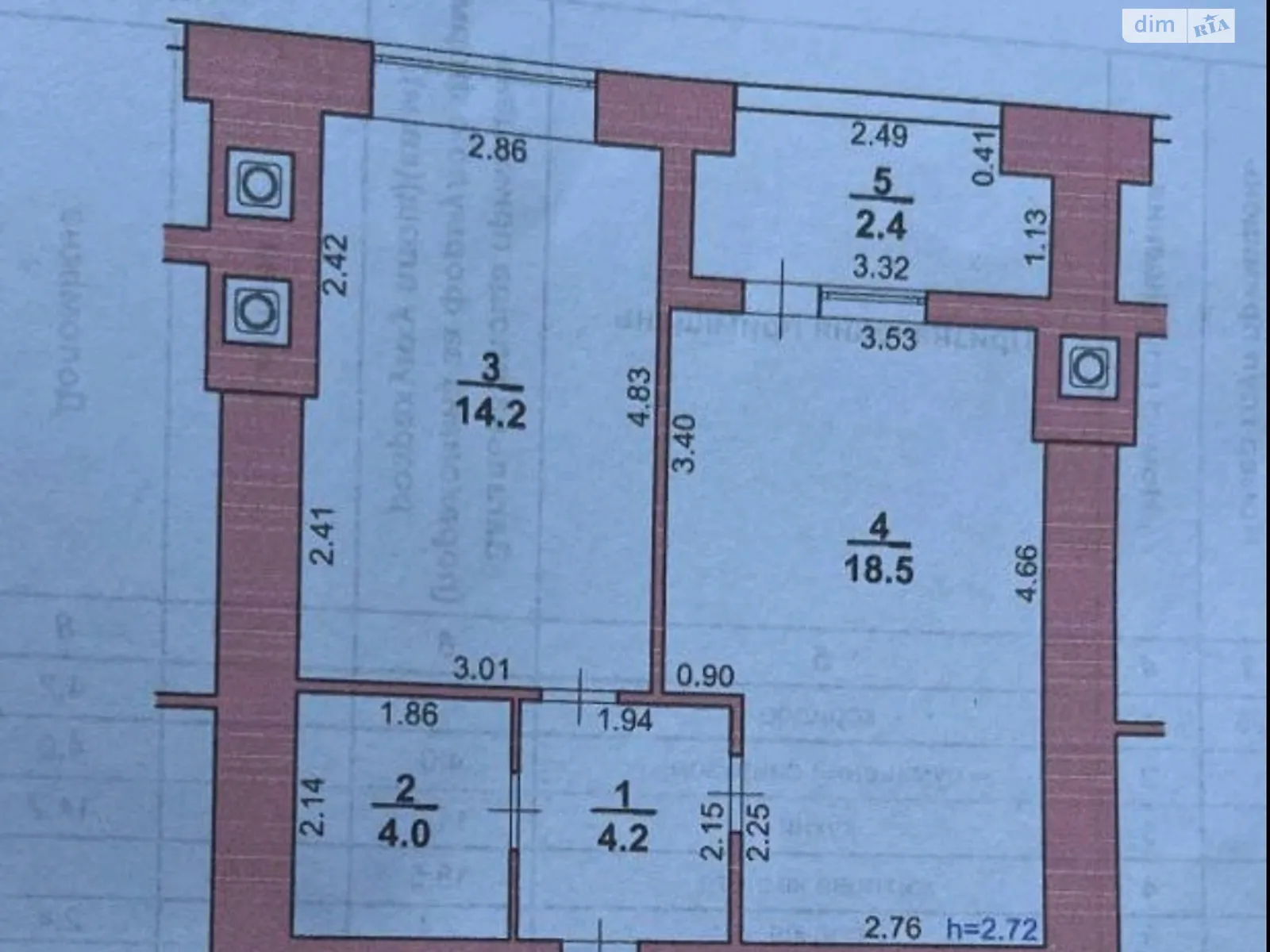 Продается 1-комнатная квартира 43 кв. м в Хмельницком, ул. Лесогриневецкая