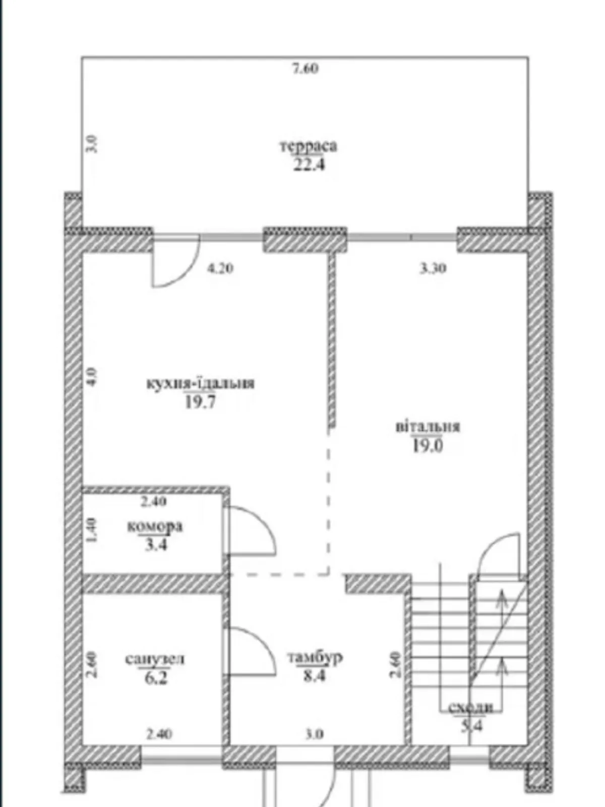 Продается дом на 2 этажа 135 кв. м с террасой, цена: 115000 $ - фото 1